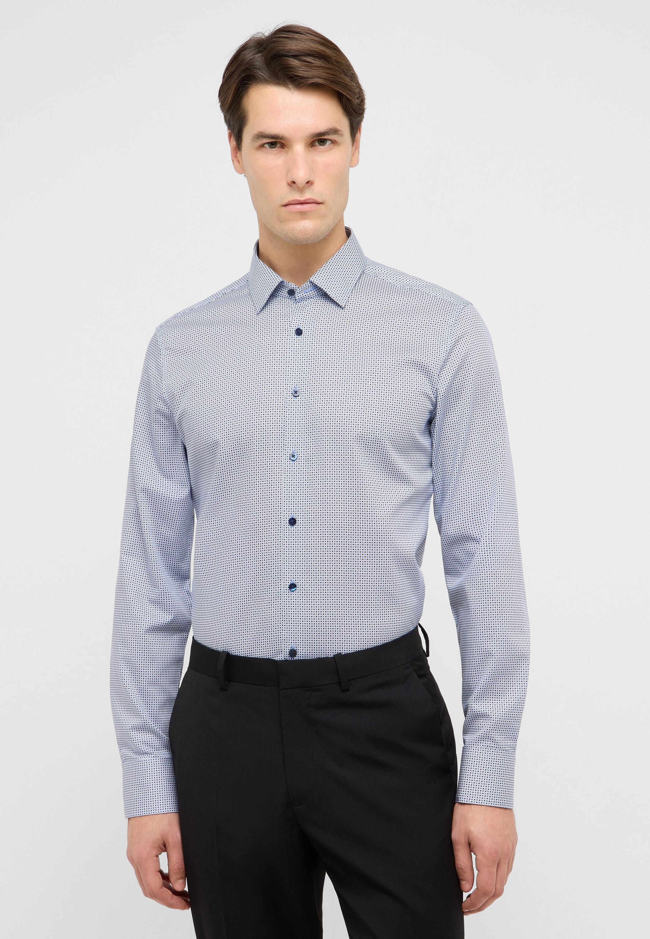 Eterna Langarmhemd "SLIM FIT" NON IRON (bügelfrei) günstig online kaufen