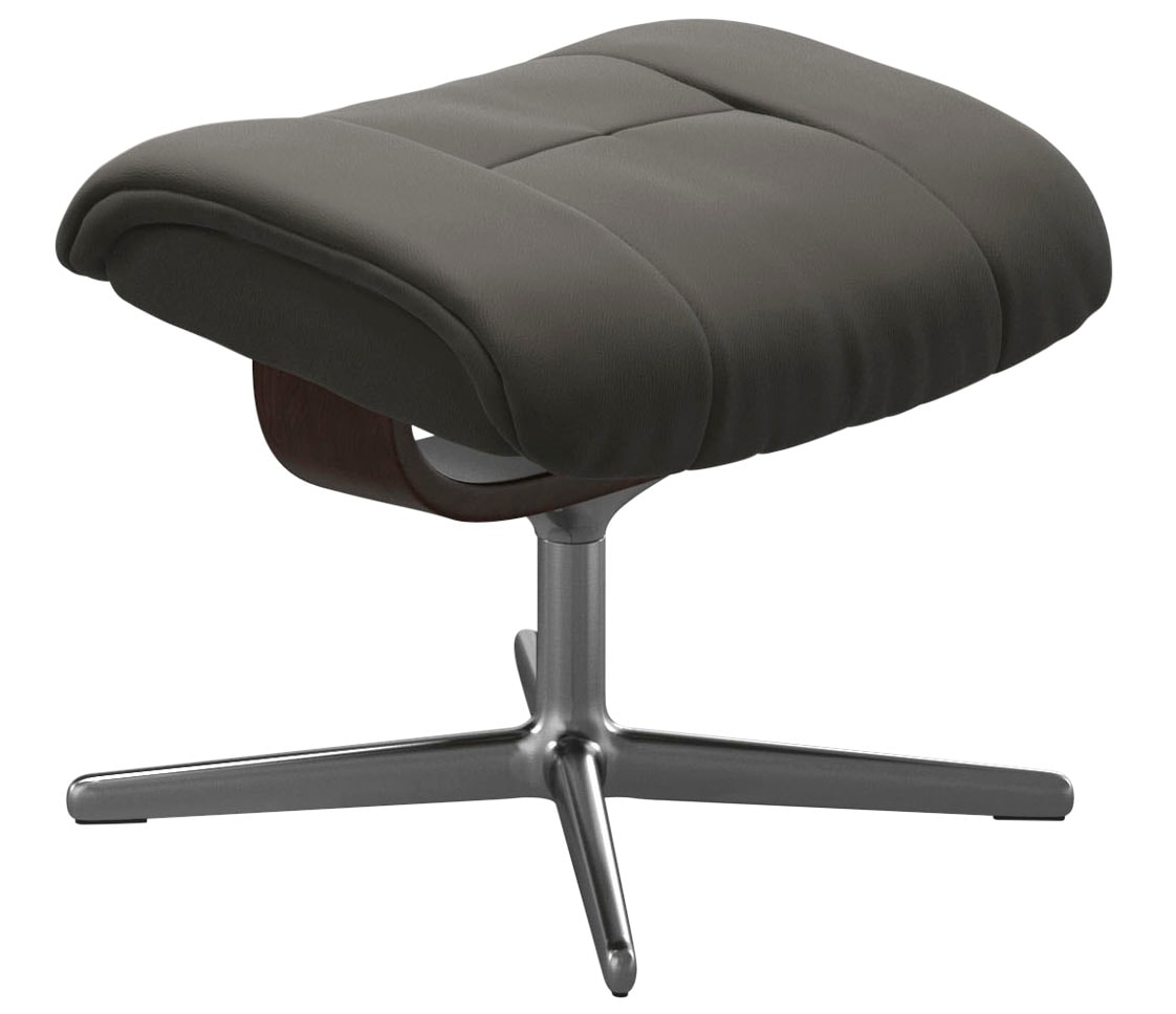Stressless® Fußhocker »Mayfair«, mit Cross Base, Größe S, M & L, Holzakzent Braun