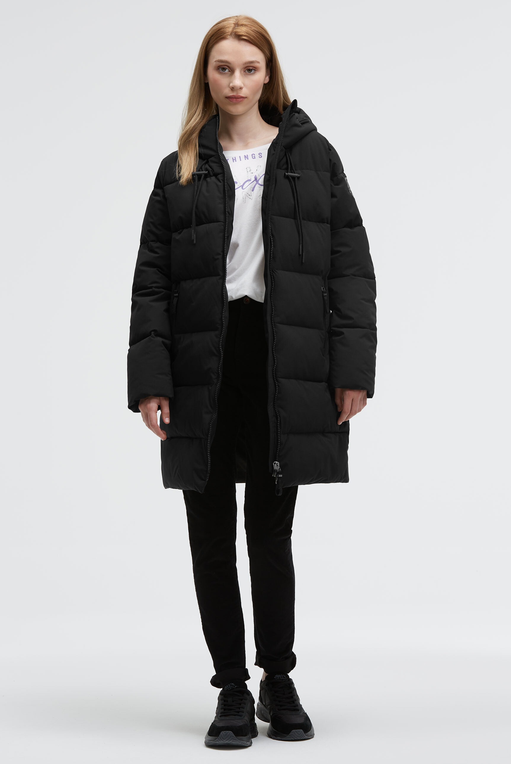 Thumbnail - SOCCX Parka mit Kapuze mit Zwei-Wege-Reißverschluss