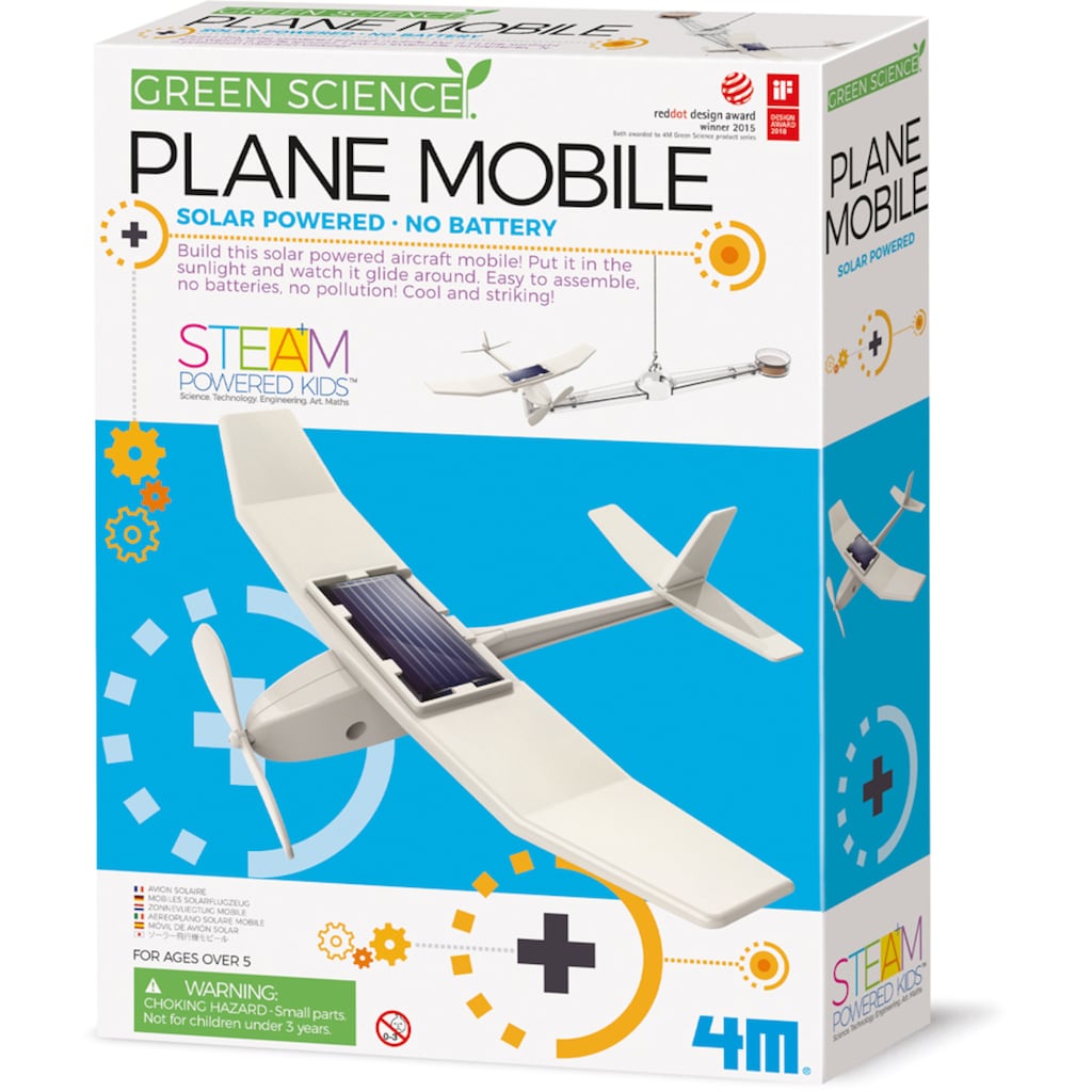 4M Experimentierkasten »Green Science - Solar Flieger Mobile«