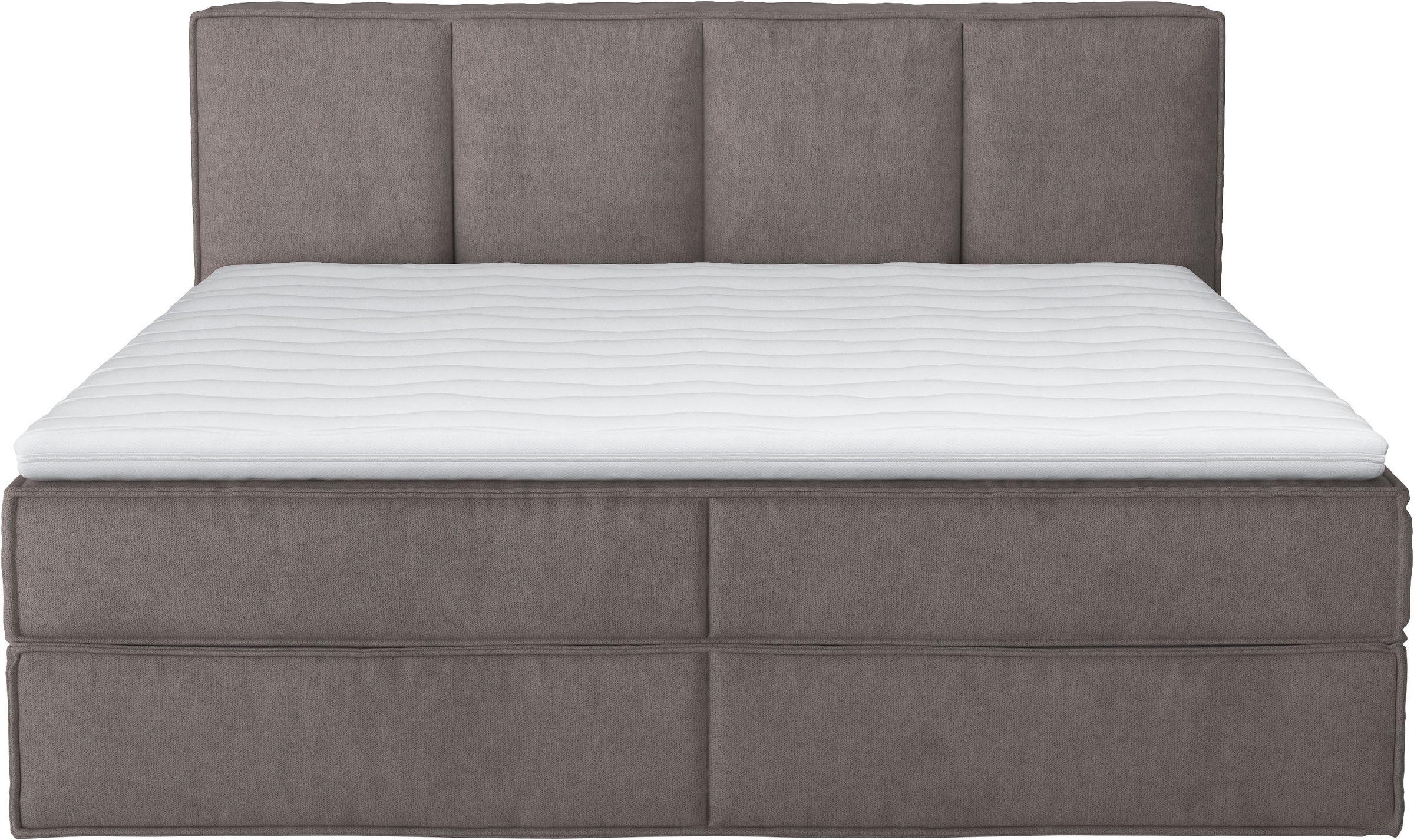 Home affaire Boxspringbett »Milano«, Boxbett inkl. Topper, 2 Matratzen, Härtegrade H2, H3 und H4 wählbar