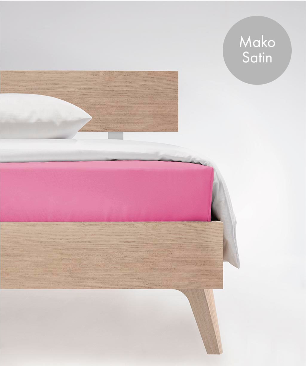 fleuresse "Colours in Gr. 90x200, 140x200 oder 180x200 cm" Mako Satin, für Matratzen bis 23 cm Höhe, Bettlaken, Spannbetttuch