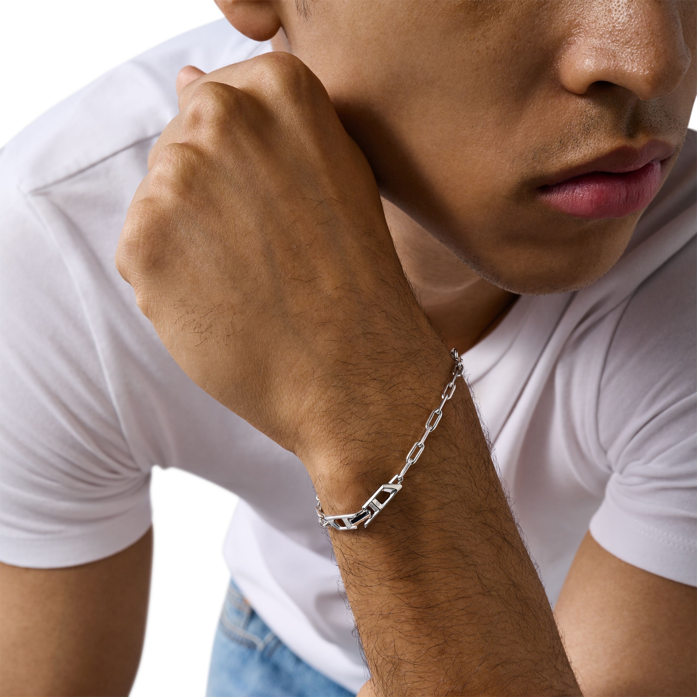 Diesel Armband »Schmuck Geschenk Silber 925 D LOGO, DL1363040«