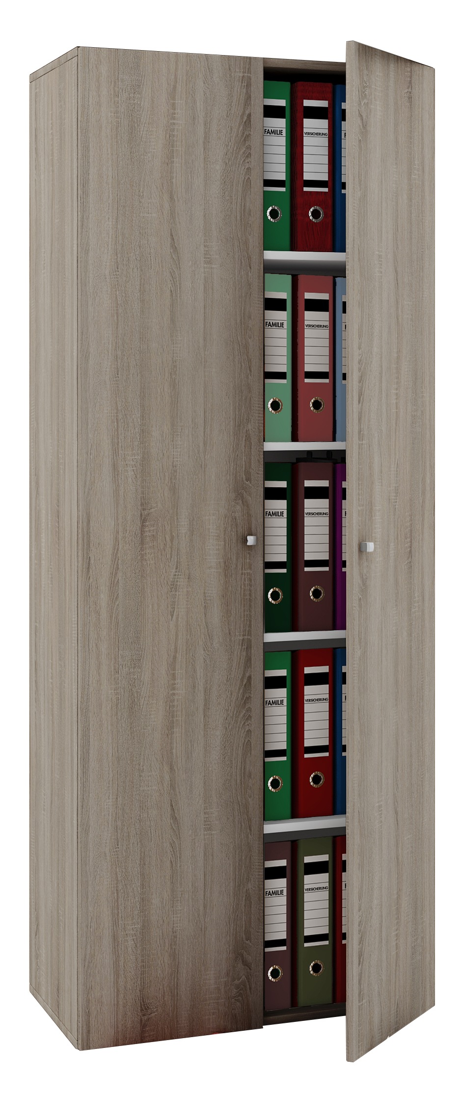 VCM Aktenschrank "Büroschrank Bücher Ordner Aktenschrank Vandol" 1 Stk. tlg.