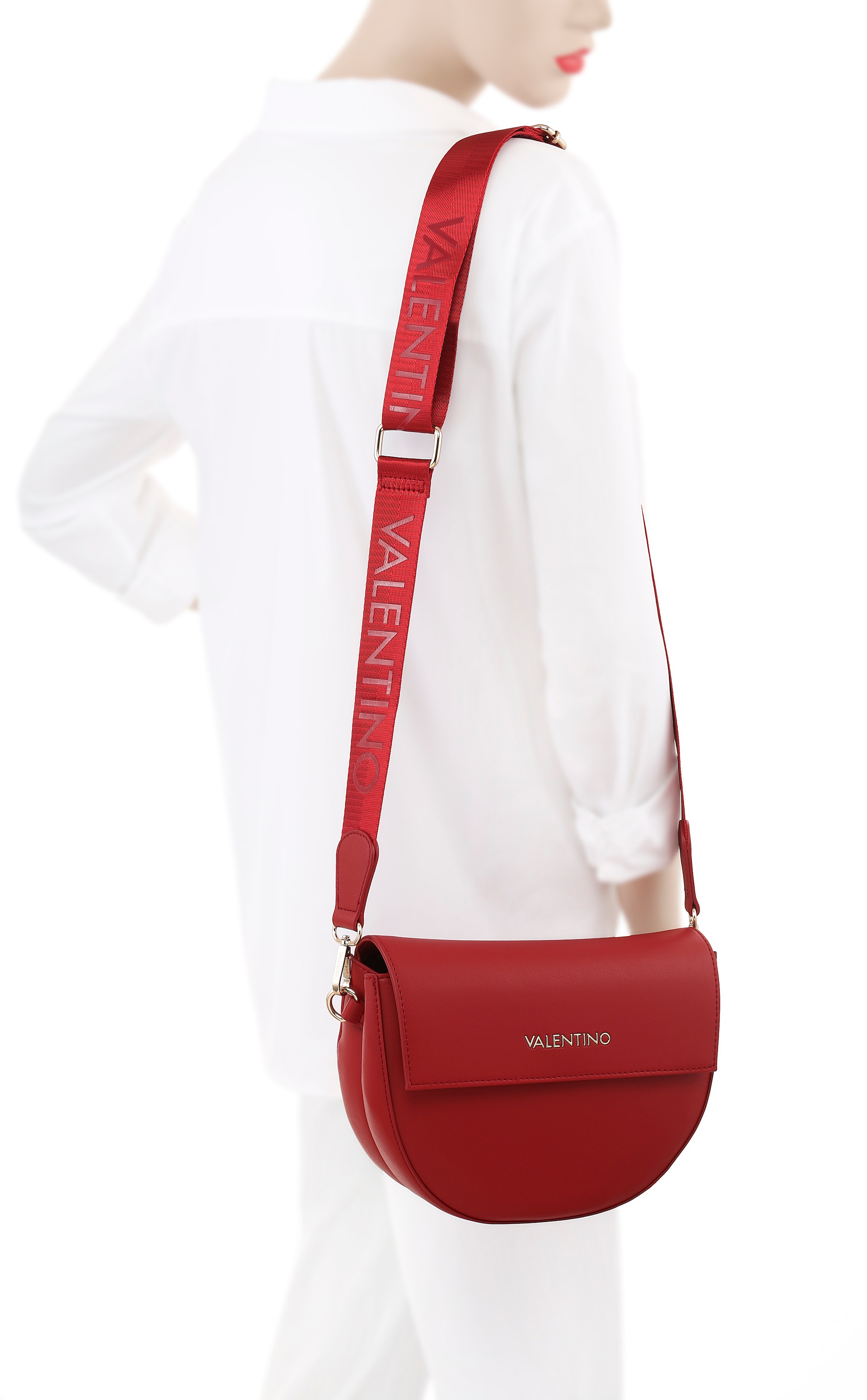VALENTINO BAGS Umhängetasche »BIGS« Damen Clutch, Schultertasche im Umschlag und Logoschriftzug