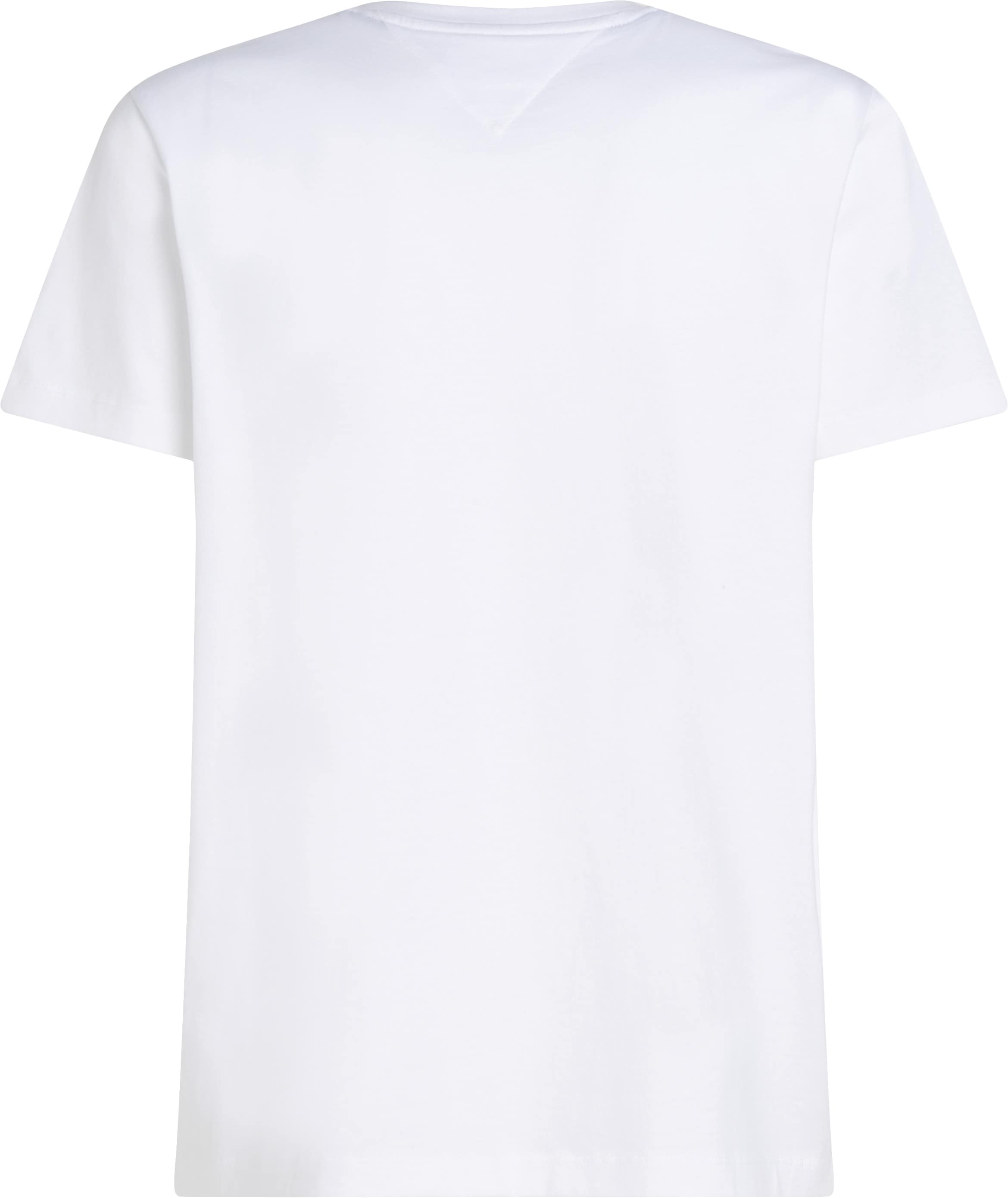Tommy Hilfiger Big & Tall Rundhalsshirt »BT-ESSENTIAL SOLID POCKET TEE-B«, in Große Größen, Logostickerei
