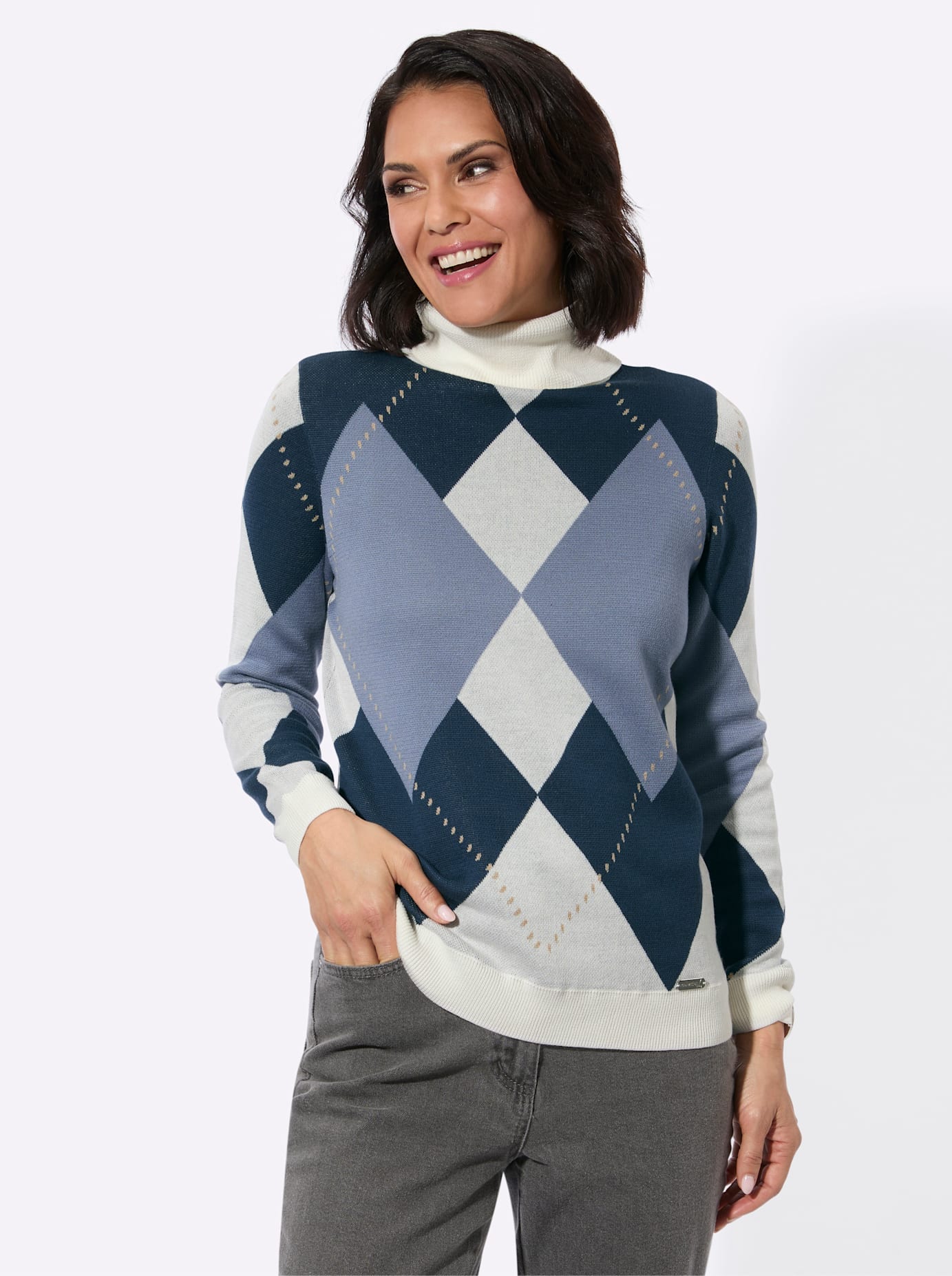 Casual Looks Rollkragenpullover »Rollkragen-Pullover«