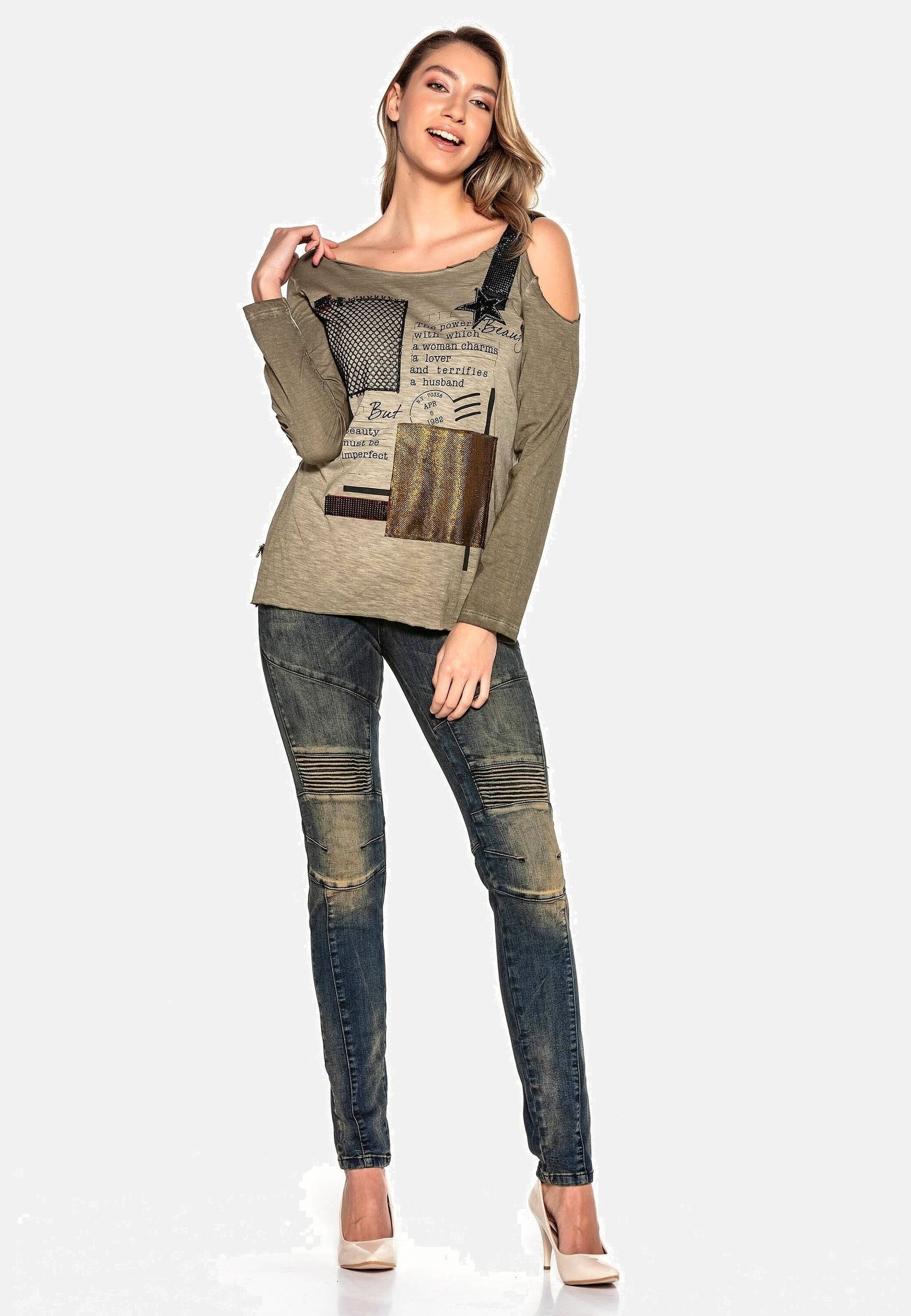 Cipo & Baxx Slim-fit-Jeans »Jeans«, mit Doppel-Bund, WD362
