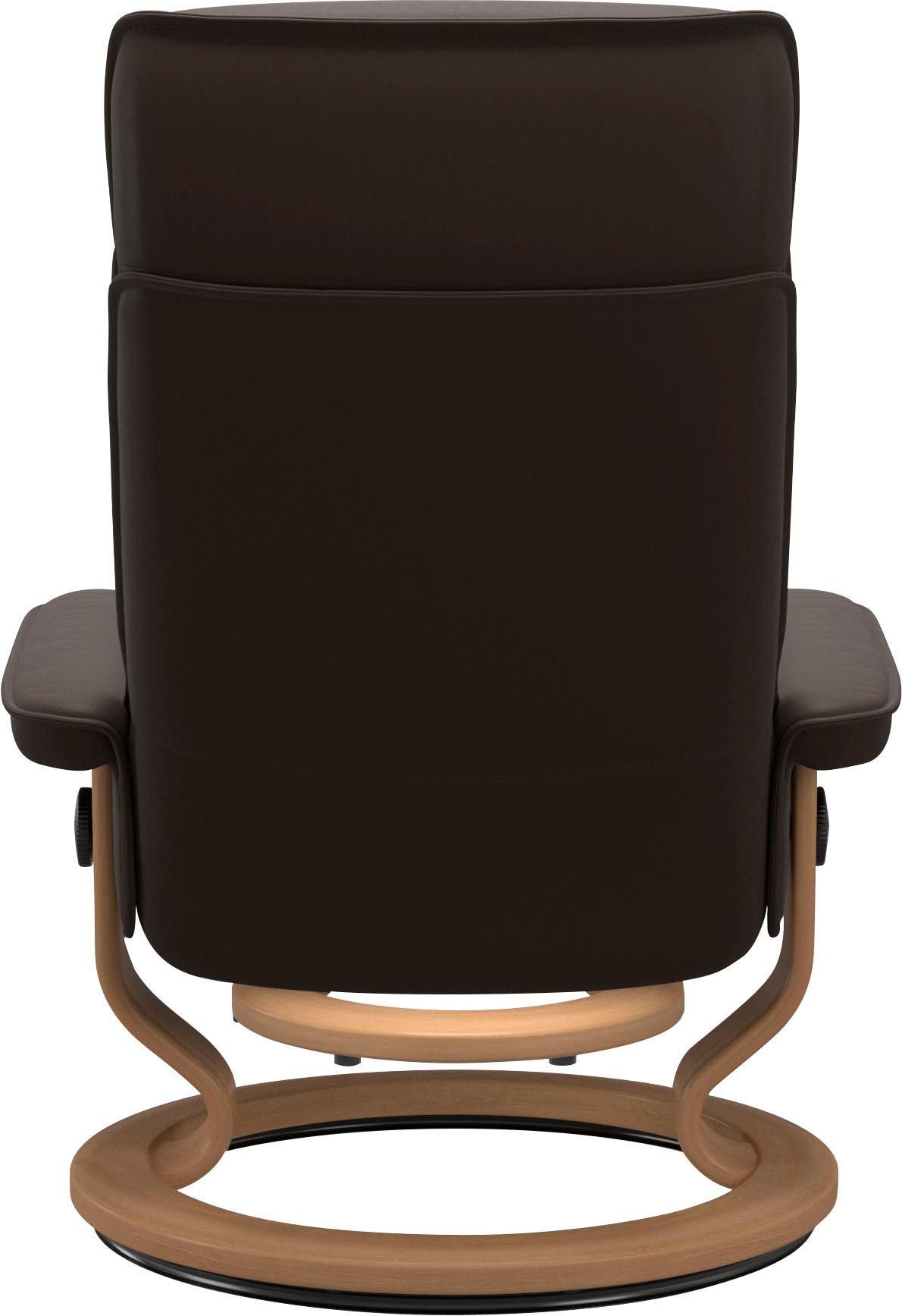 Stressless® Relaxsessel »Admiral«, (Set, Relaxsessel inkl. Hocker), mit Classic Base, Größe M & L, Gestell Eiche