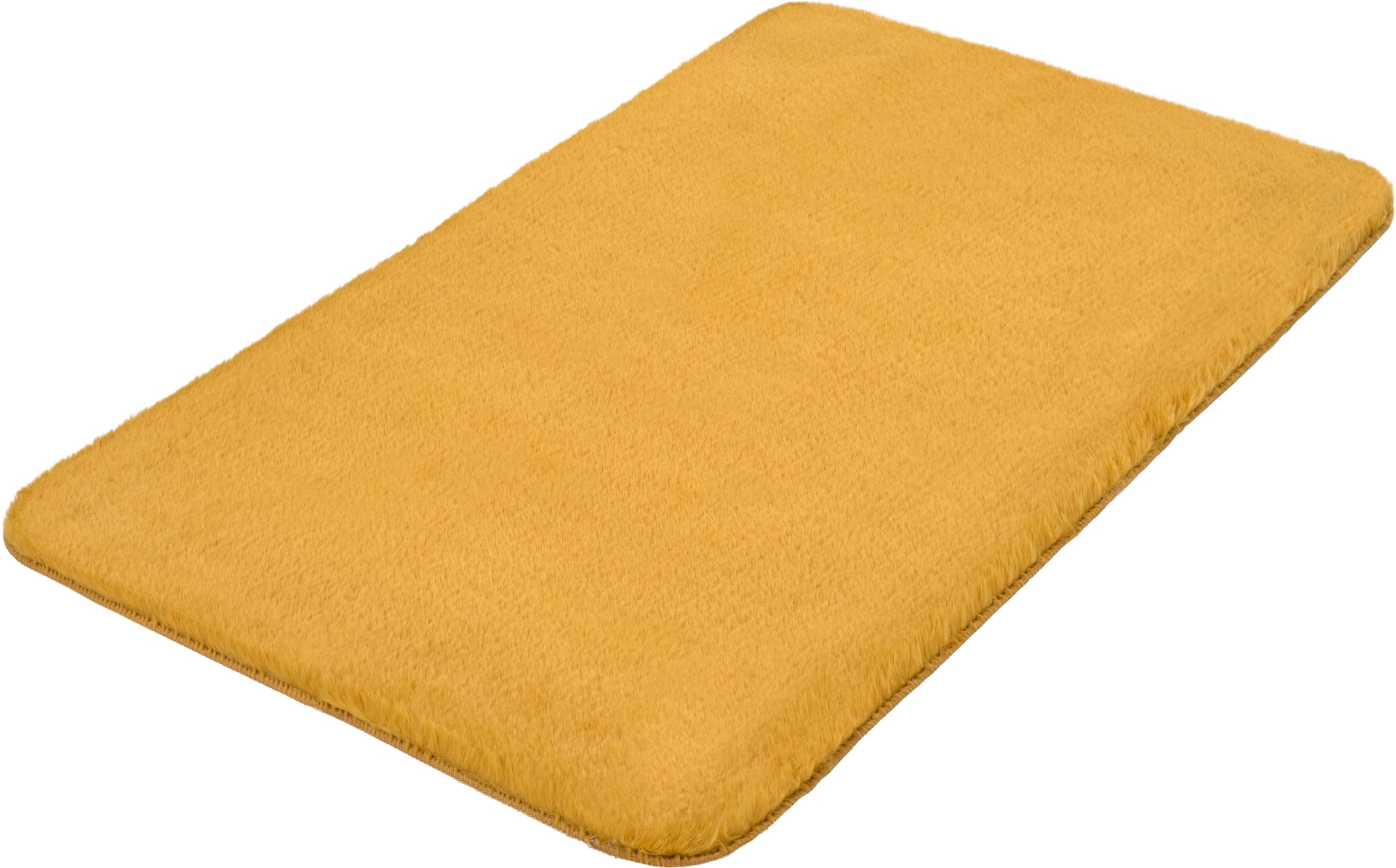 Kleine Wolke Badematte "Cony, Badvorleger, Badezimmer Teppich" Höhe 25 mm rutschhemmend beschichtet fußbodenheizungsgeeignet Badteppich, Fell-Optik, Uni Farben, besonders weich & kuschelig