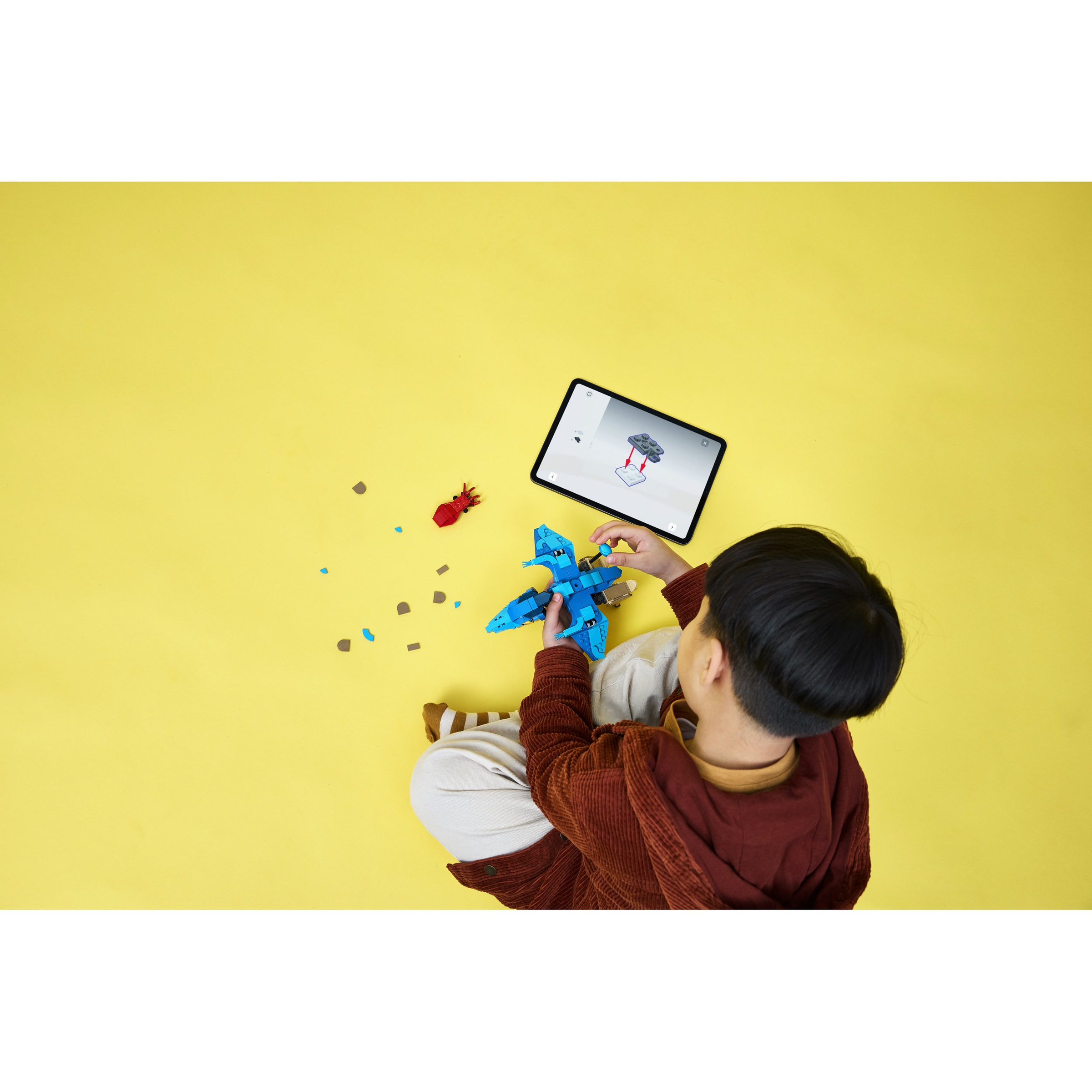 LEGO® Konstruktionsspielsteine »Baby-Dinosaurier: Pteranodon (77977), LEGO Jurassic World« Made in Europe