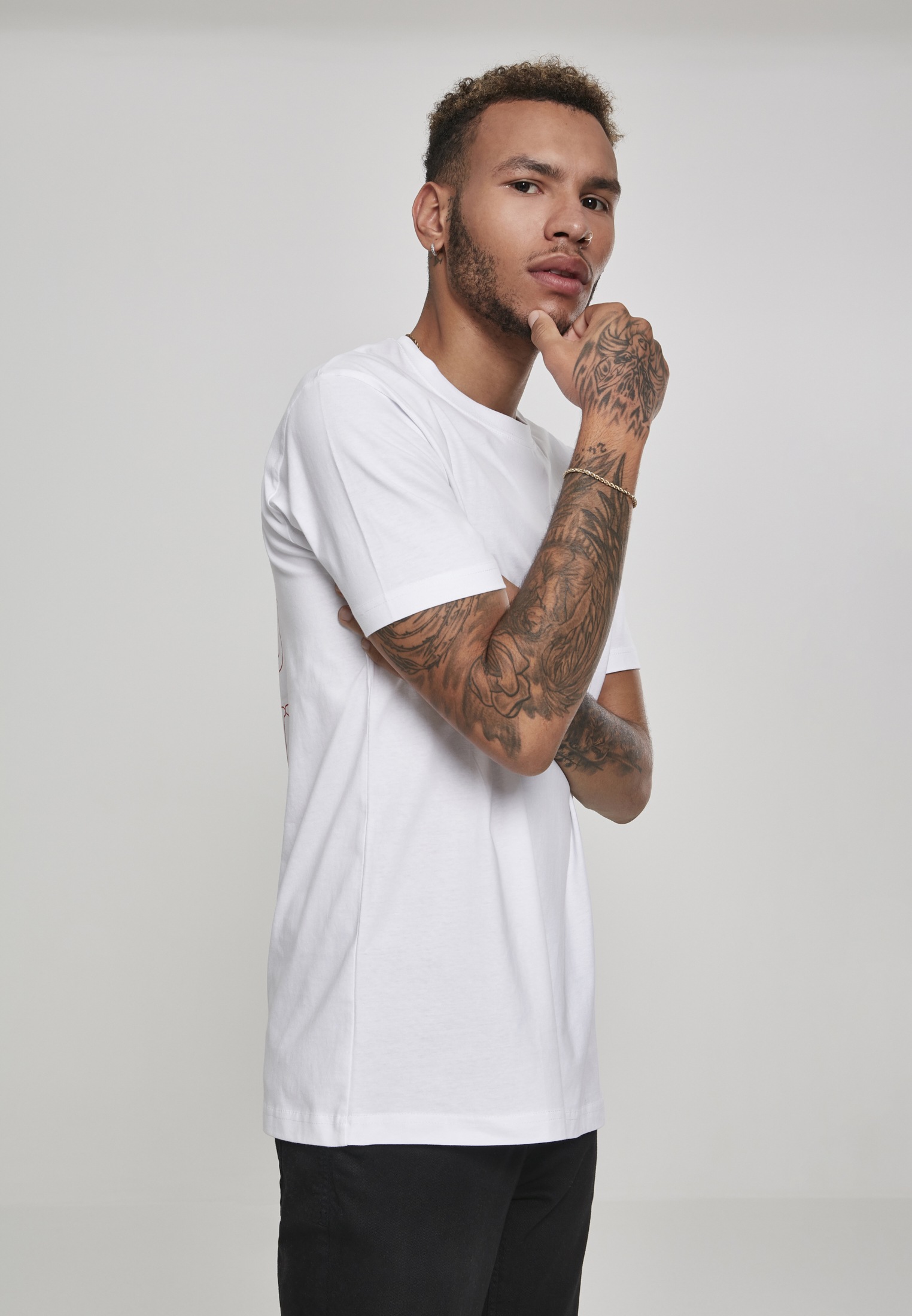 MisterTee T-Shirt »MisterTee Herren Keke Rose Tee«, (1 tlg.)