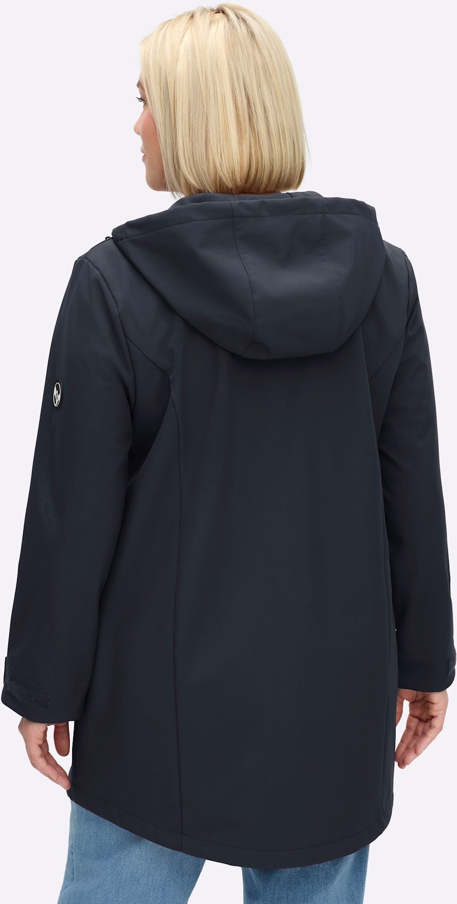 Sheego Softshelljacke mit Kapuze günstig online kaufen