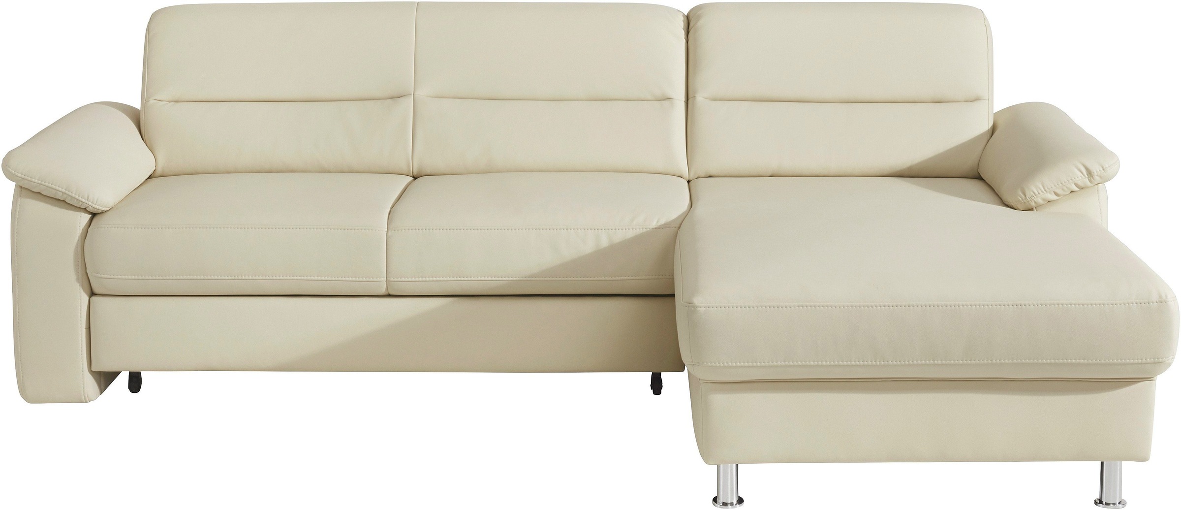 sit&more Ecksofa "Ascara L-Form, B: 251 cm, Boxspring & Federkern" Schlaffunktion optional, frei stellbar, Komfortsitz