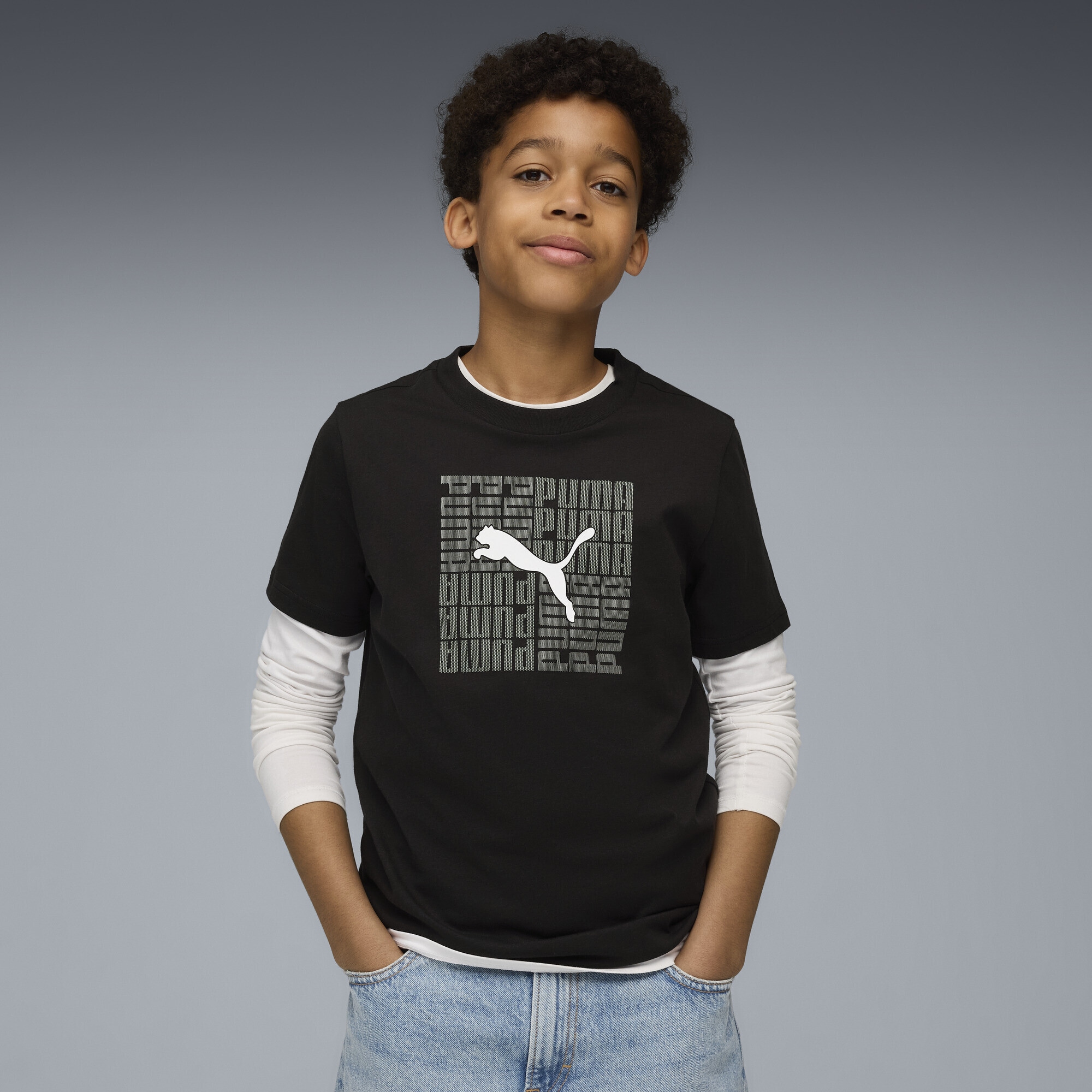 PUMA T-Shirt »Graphic Box T-Shirt Jungen«