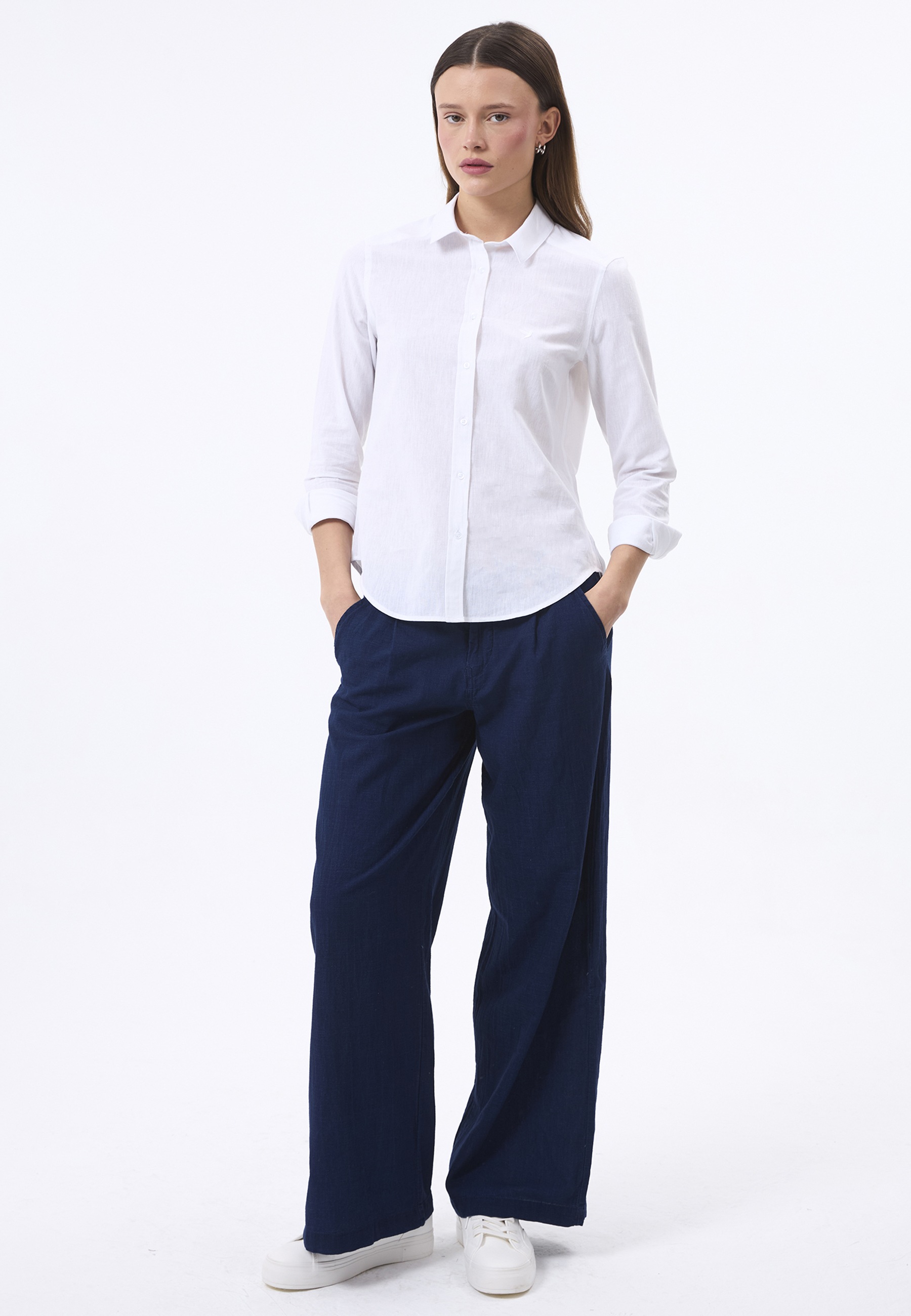 Felix Hardy Hemdbluse »Leinen-Shirt«
