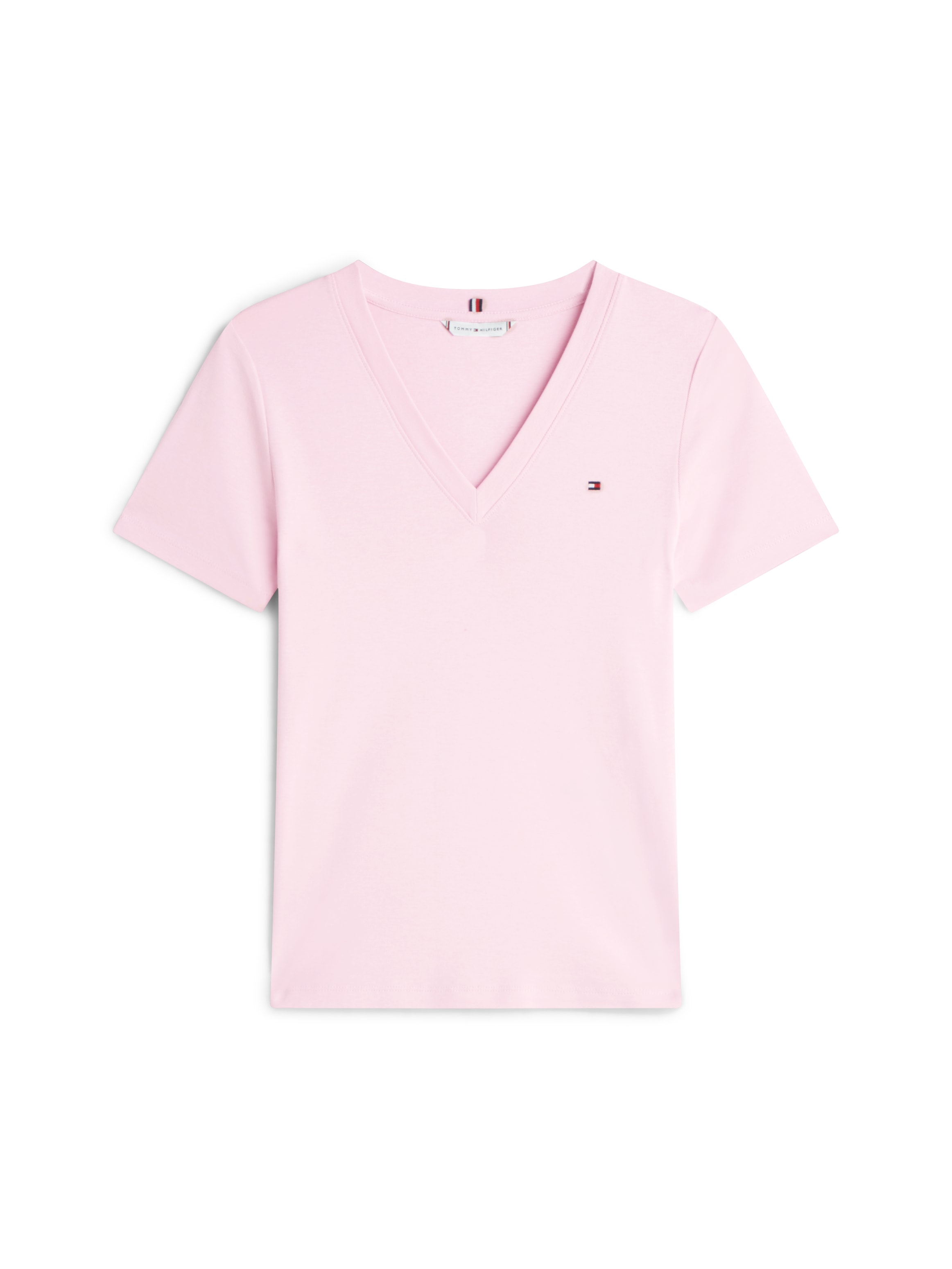 Tommy Hilfiger T-Shirt »CODY V-NECK SHORT SLEEVE« mit V-Ausschnitt, Baumwolle, Slim Fit