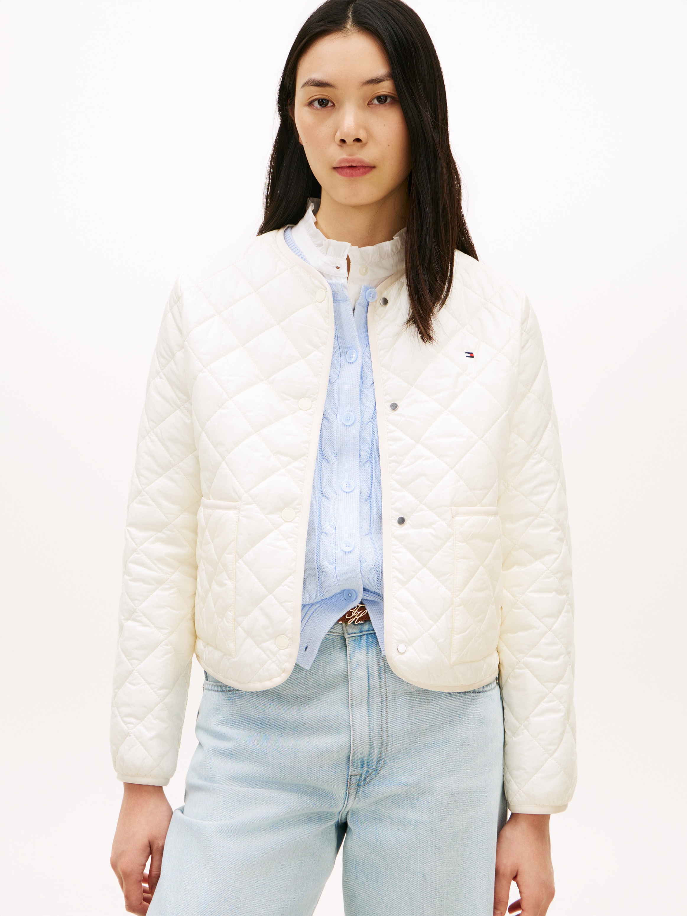 Tommy Hilfiger Steppjacke "LW PADDED REG QUILTED JACKET" in leicht verkürzt günstig online kaufen