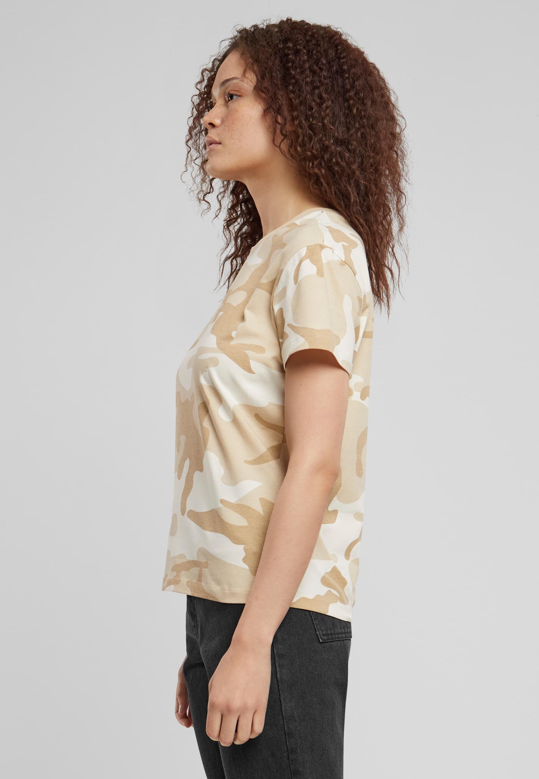 URBAN CLASSICS T-Shirt »Urban Classics Ladies Camo Regular Tee«, (1 tlg.)