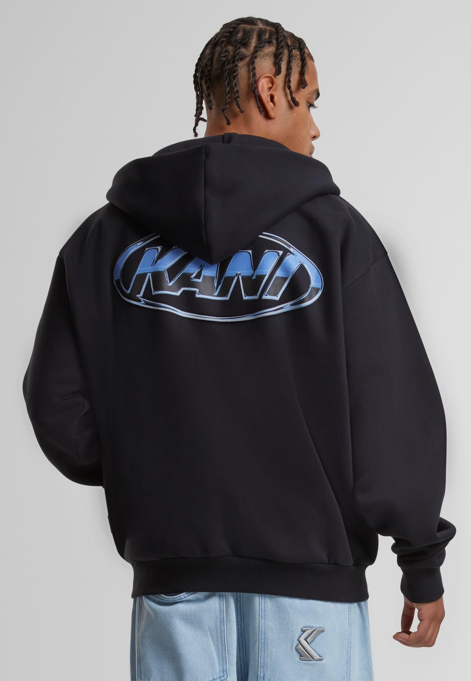Karl Kani Sweatjacke »Karl Kani Woven Signature Chrome Zip Hoodie«