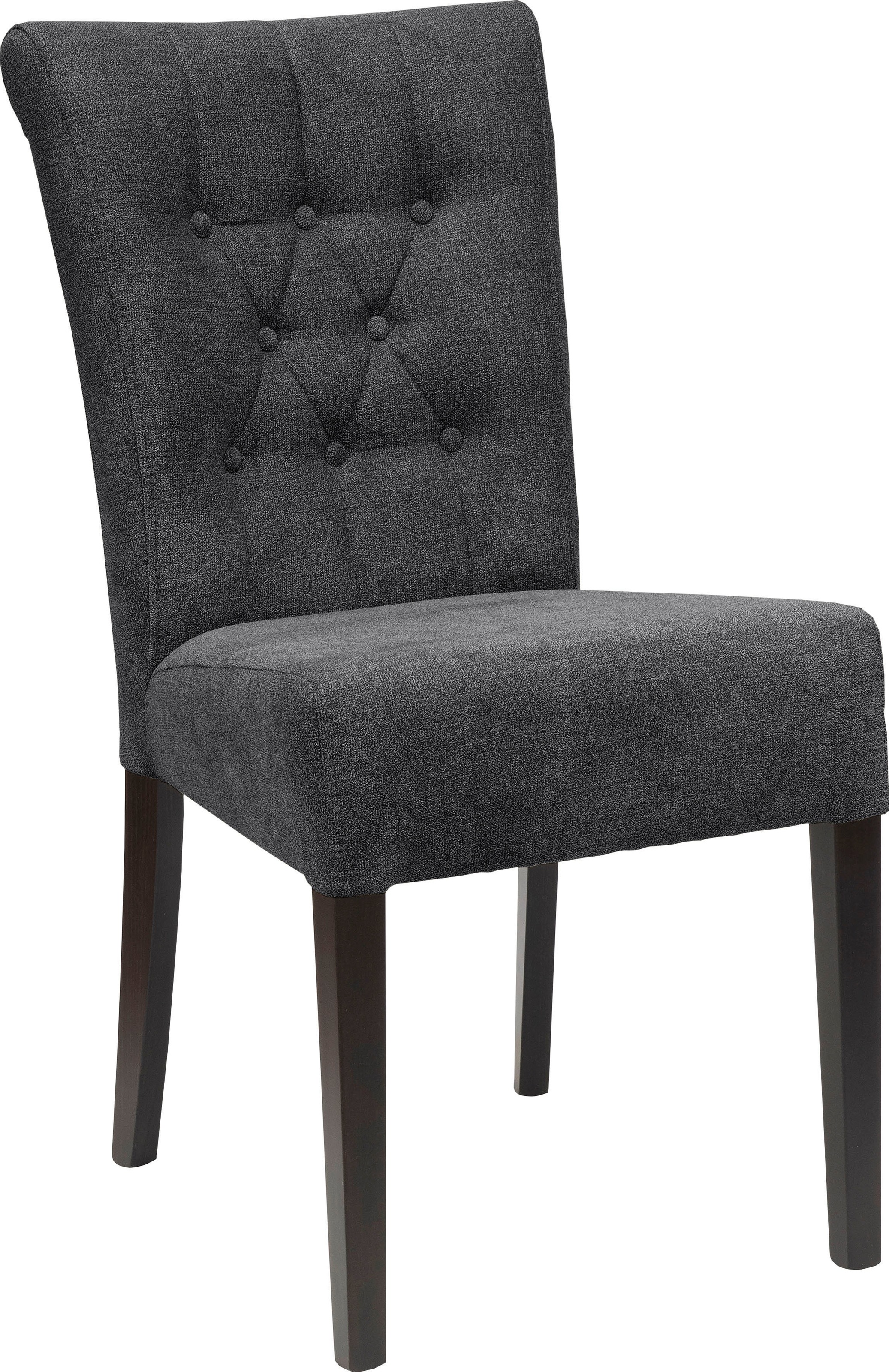 Home affaire Esszimmerstuhl "Queen" (Set) 2 Stk.Polsterstuhl mit Knopfheftung, 2er, 4er oder 6er Set