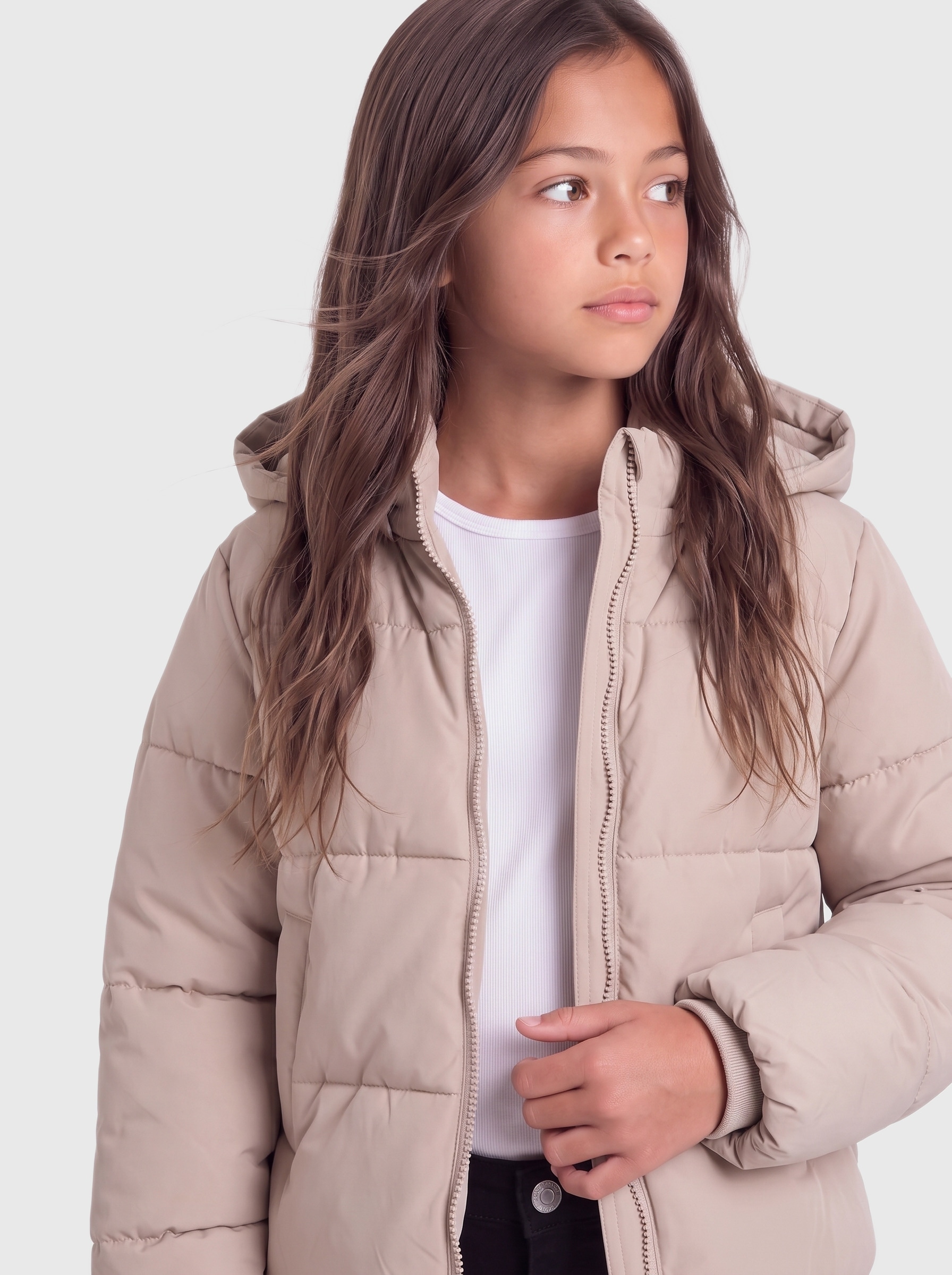 KIDS ONLY Steppjacke »KOGJUTA LIFE SHORT PUFFER OTW NOOS« mit Kapuze