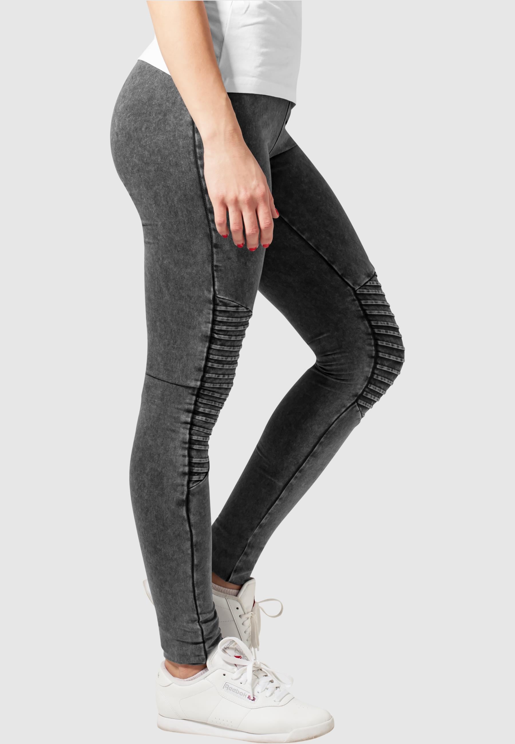 URBAN CLASSICS Leggings »Urban Classics Damen Ladies Denim Jersey Leggings«, (1 tlg.)