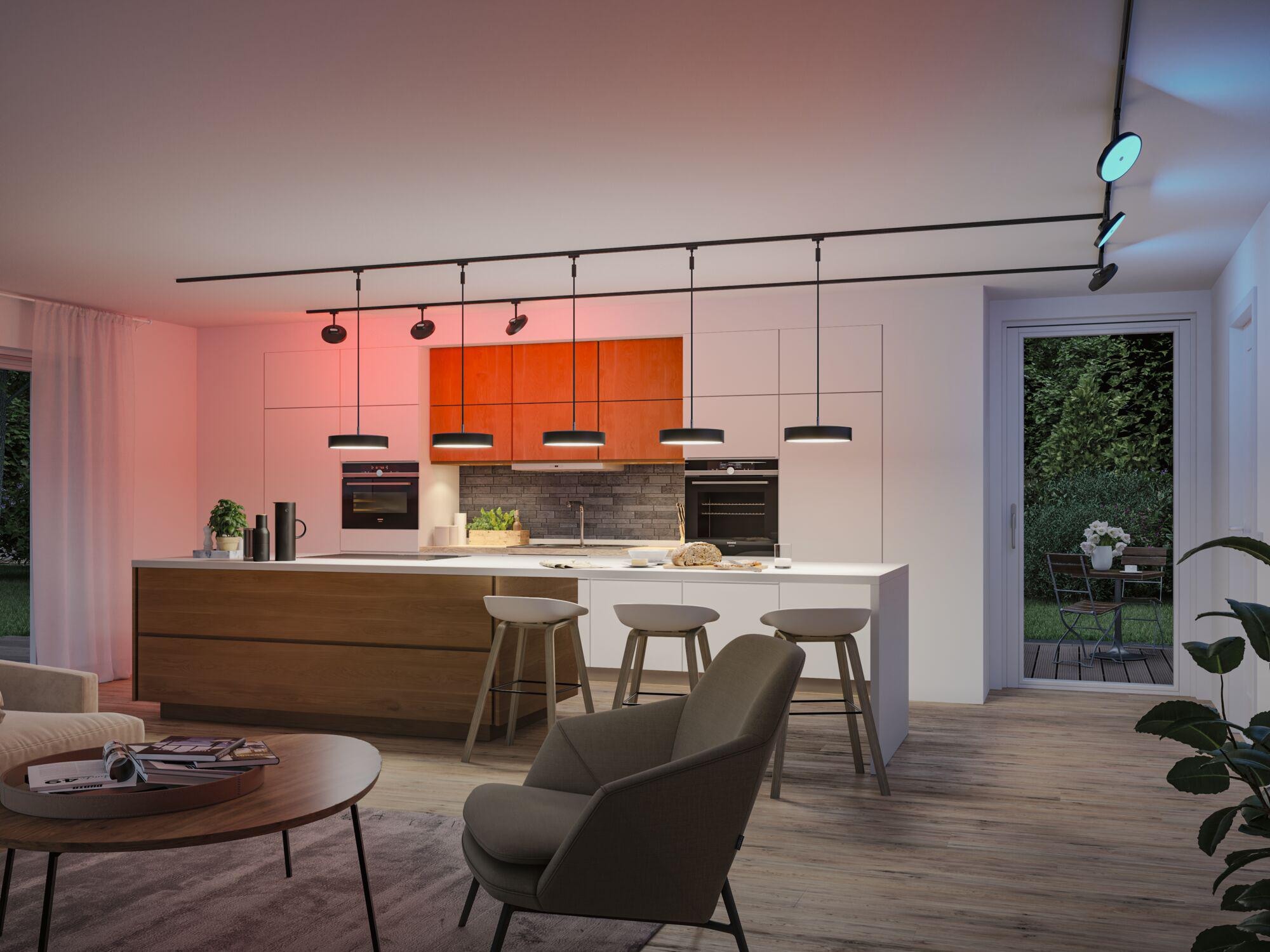 Paulmann Schienensystem-Leuchten »Hildor 500lm 7,5W RGBW+ dimmbar 230V« LED-Modul 1 Stk. Tageslichtweiß Smart Home
