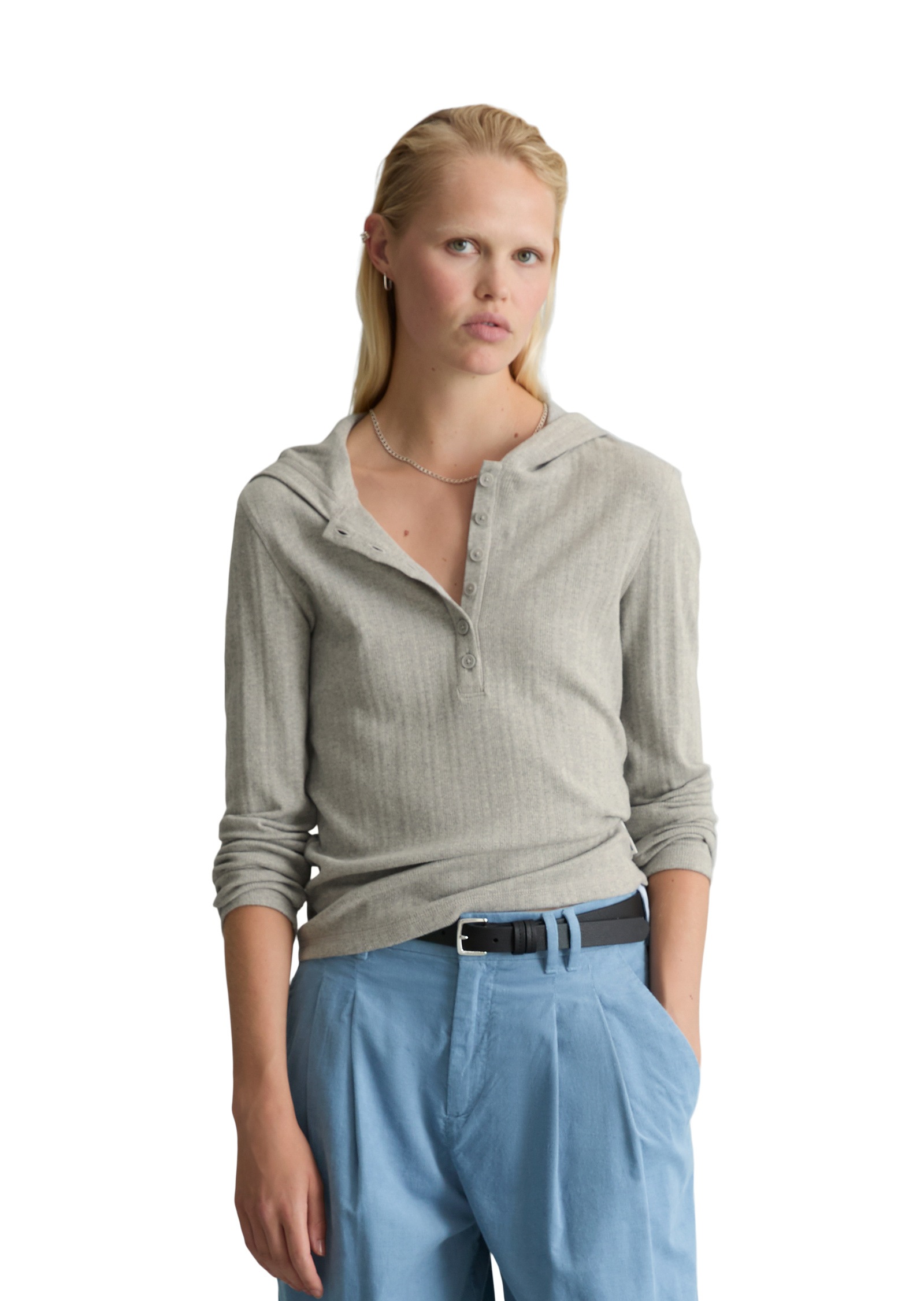 Marc OPolo DENIM Langarmshirt "aus reiner Bio-Baumwolle"
