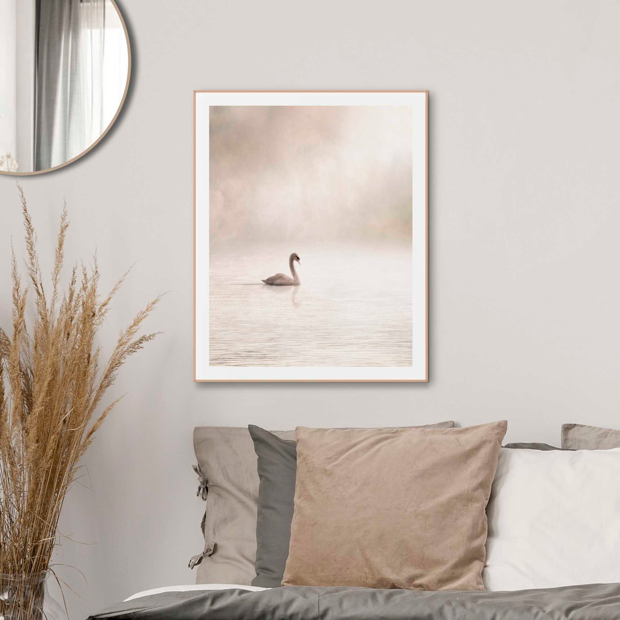 Reinders Poster "Schwan im Nebel" günstig online kaufen