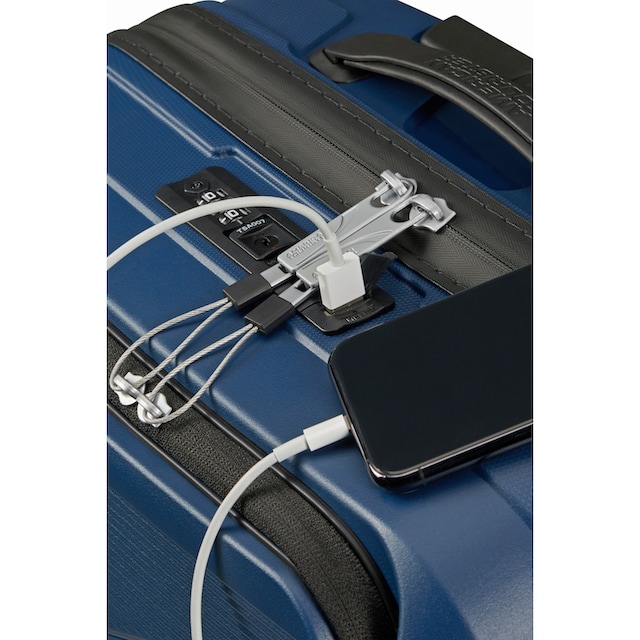 American Tourister® Hartschalen-Trolley »Airconic, 55 cm (20 cm)«, 4 Rollen,  mit 15,6-Zoll Laptopfach, Tabletfach und USB-Schleuse kaufen | BAUR
