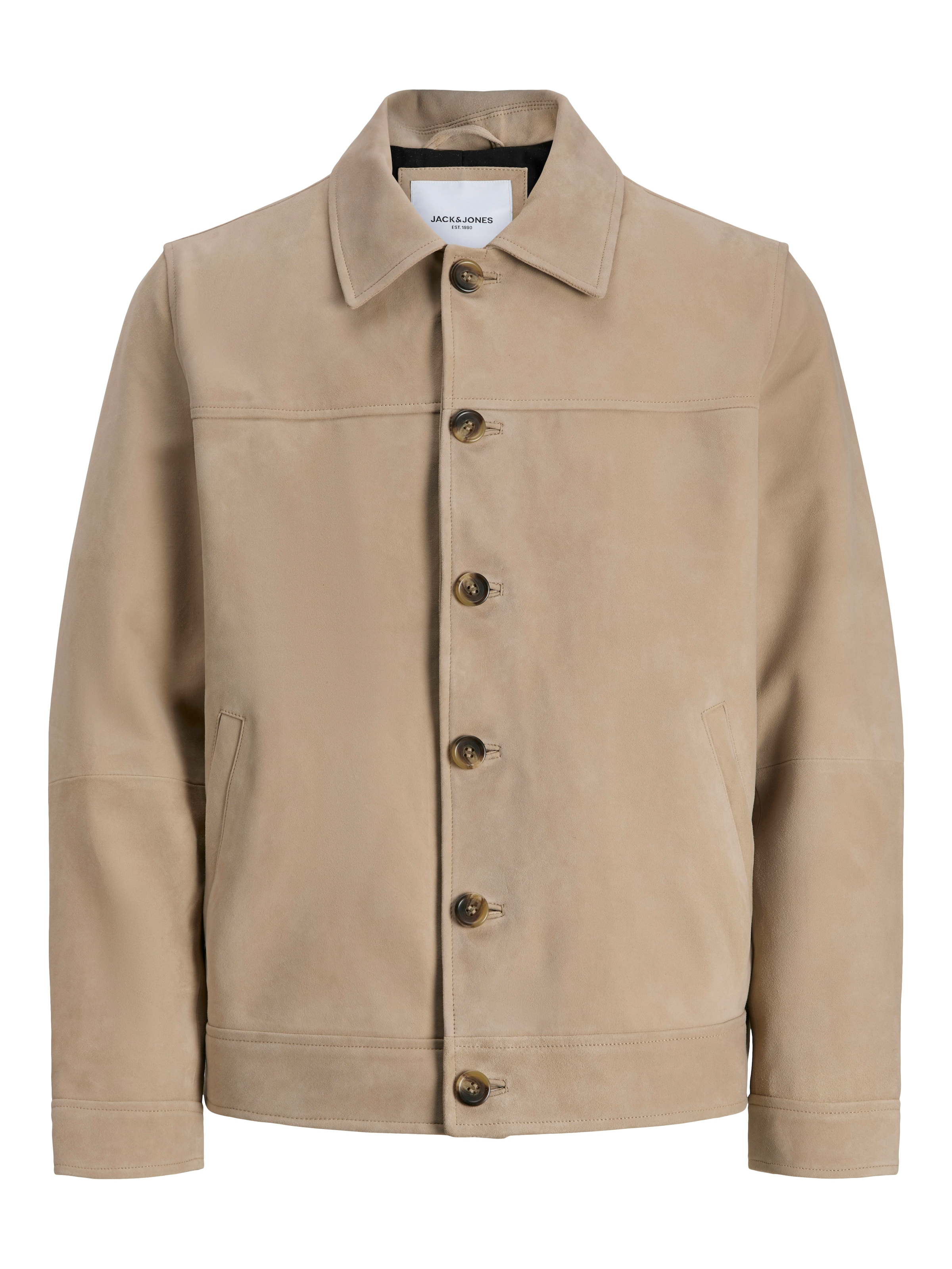 Jack & Jones Hemdjacke »JJECASABLANCA SHACKET SN« mit auffälliger Knopfleiste