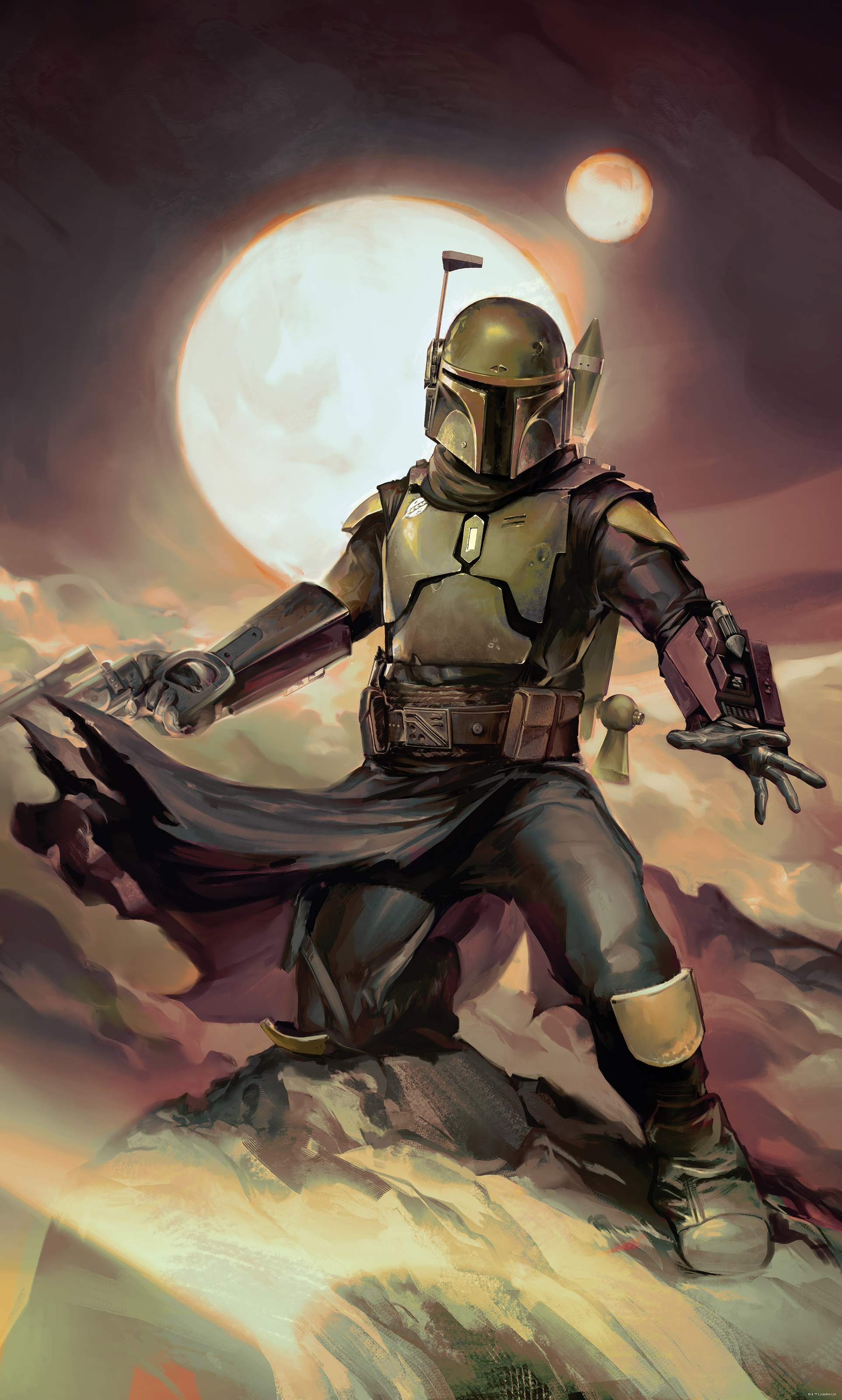 Komar Kindertapete »Star Wars Boba Fett Epic«, bedruckt