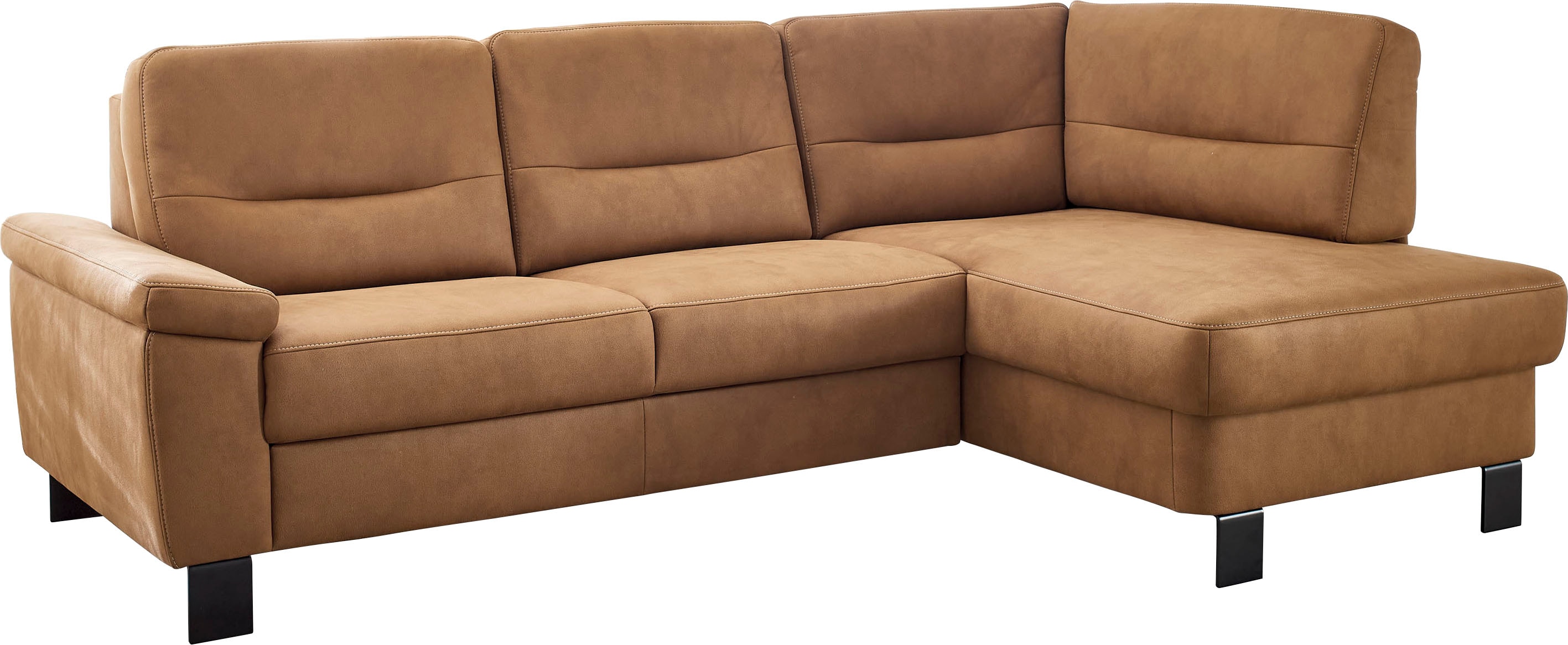 Die PlanBar Ecksofa "PP-PF23172 L-Form, Breite 244 cm" Eckgarnitur mit besonders kleinem Stellmaß ca. 160 x 244 cm