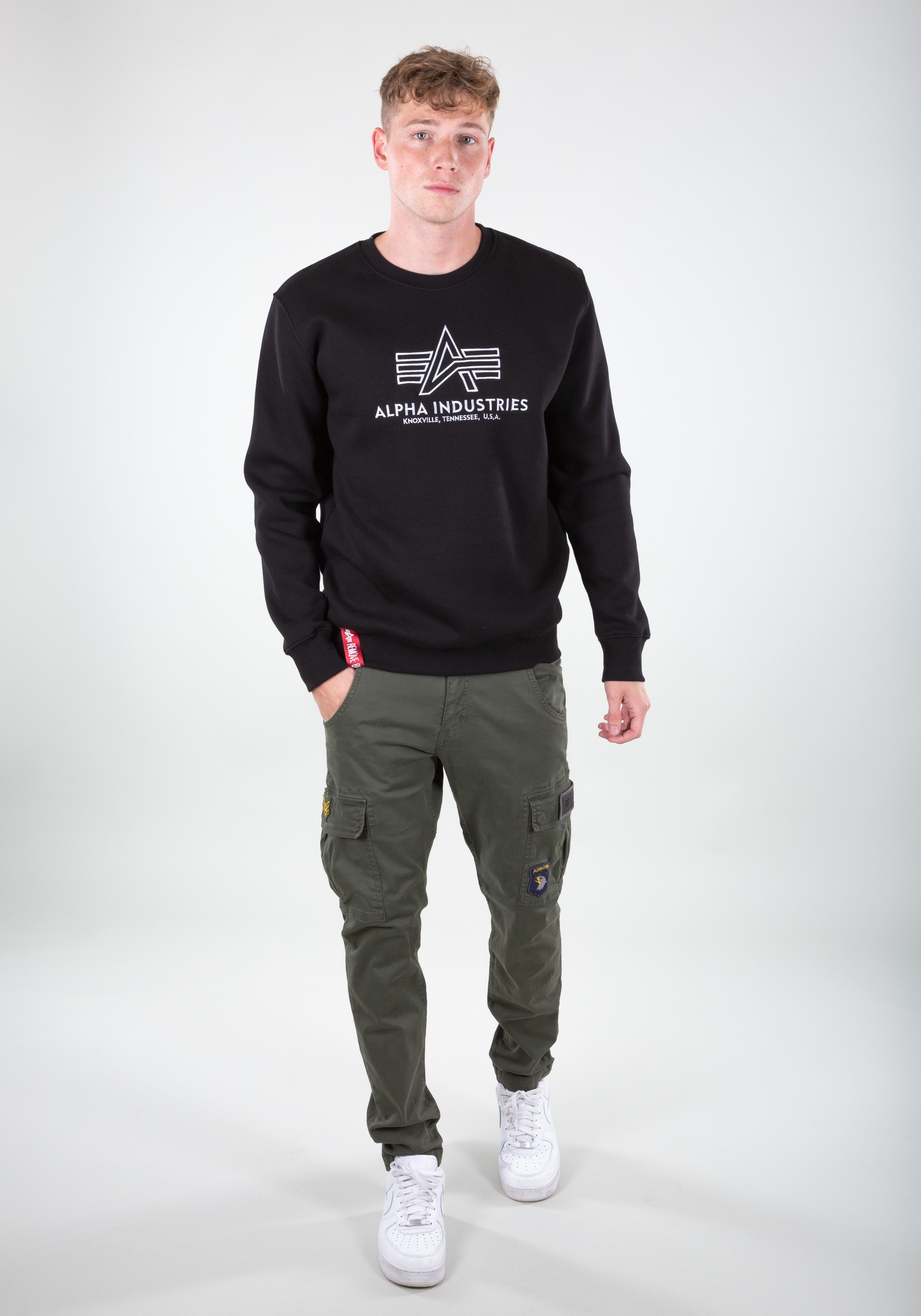 Alpha Industries Sweater »Basic Sweater Embroidery«