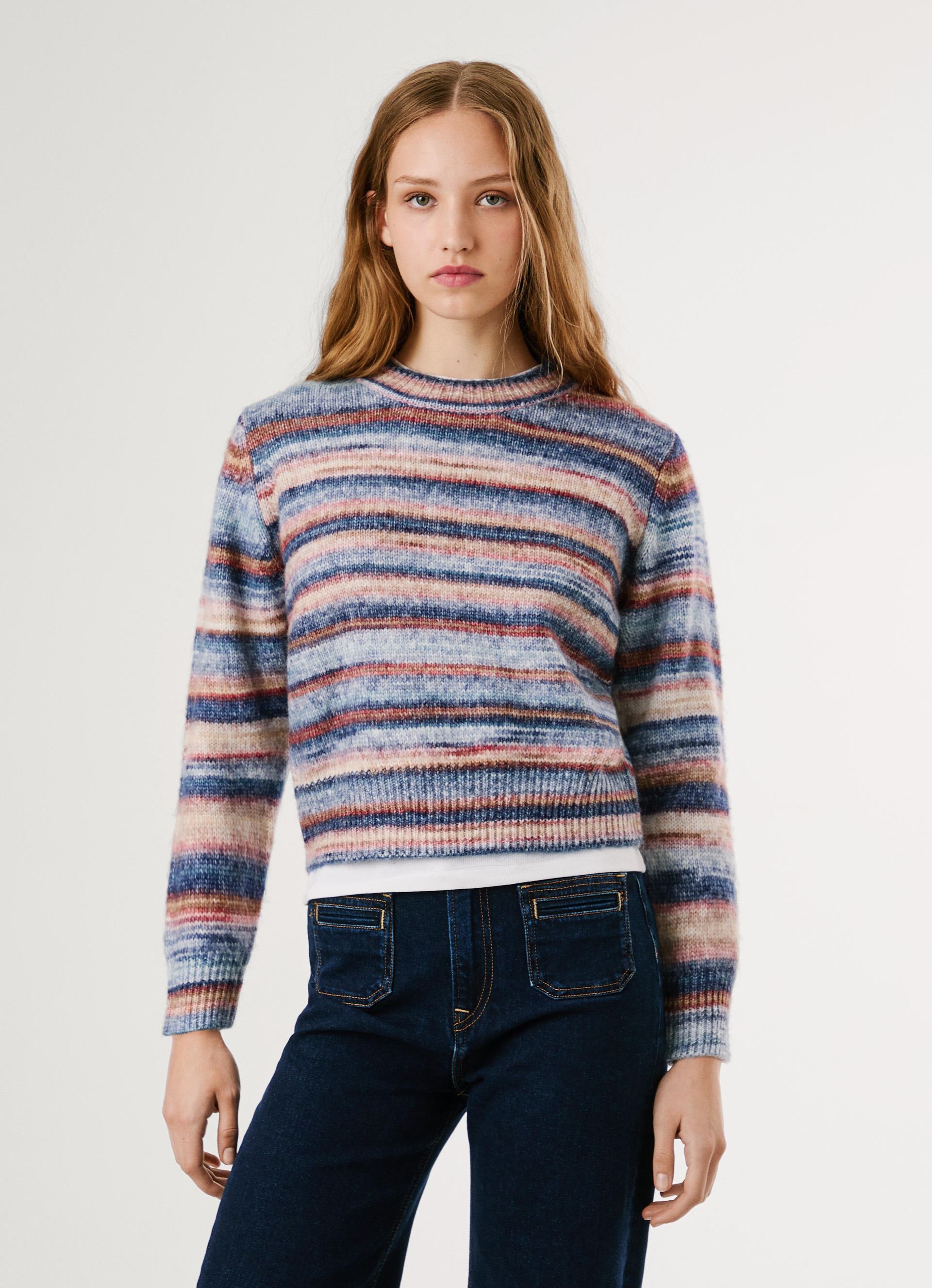 Pepe Jeans Strickpullover "CELESTE CREW", mit Rundhals günstig online kaufen