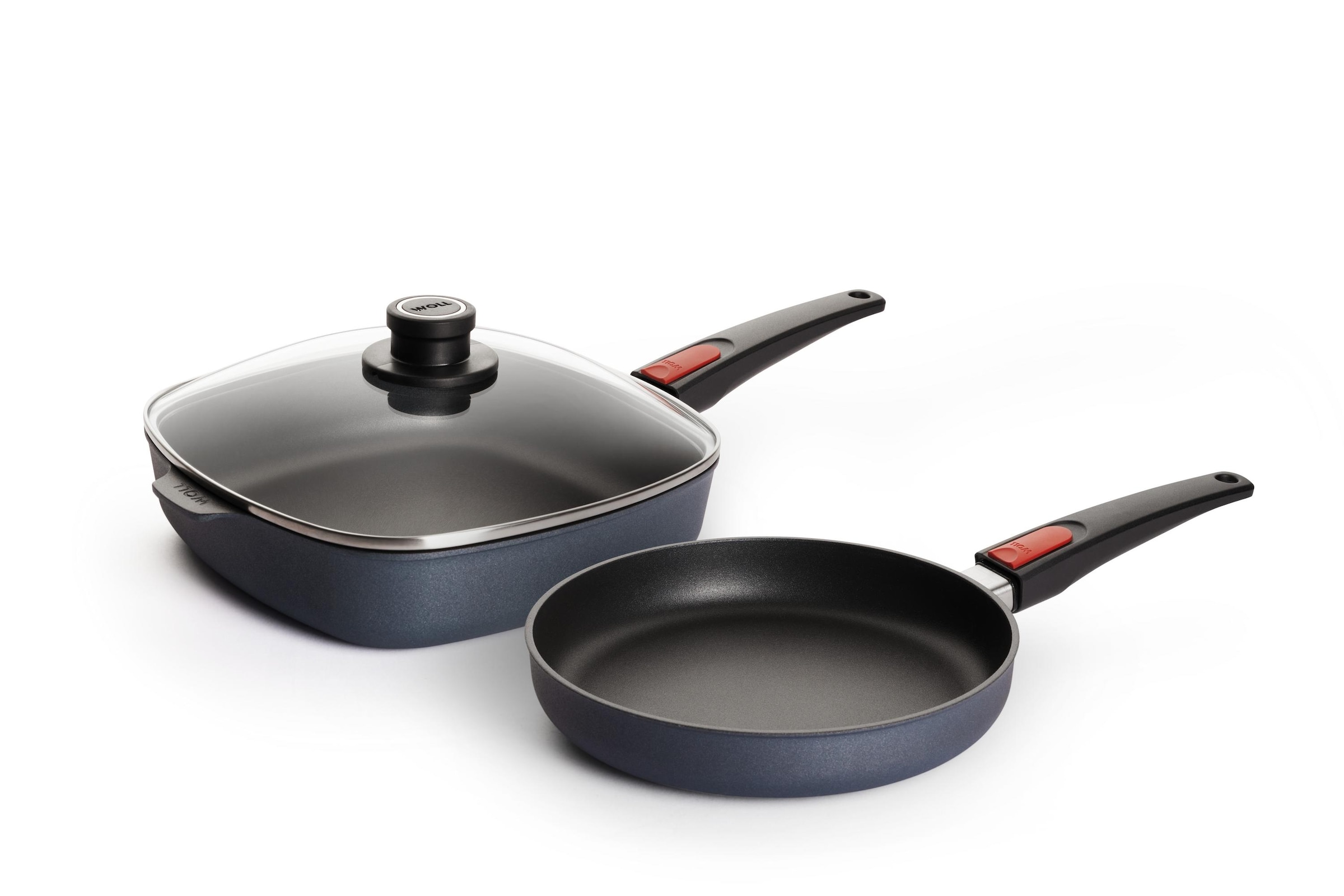 WOLL MADE IN GERMANY Pfannen-Set "Diamond Lite" Aluminiumguss Set, 1x Eckpf günstig online kaufen