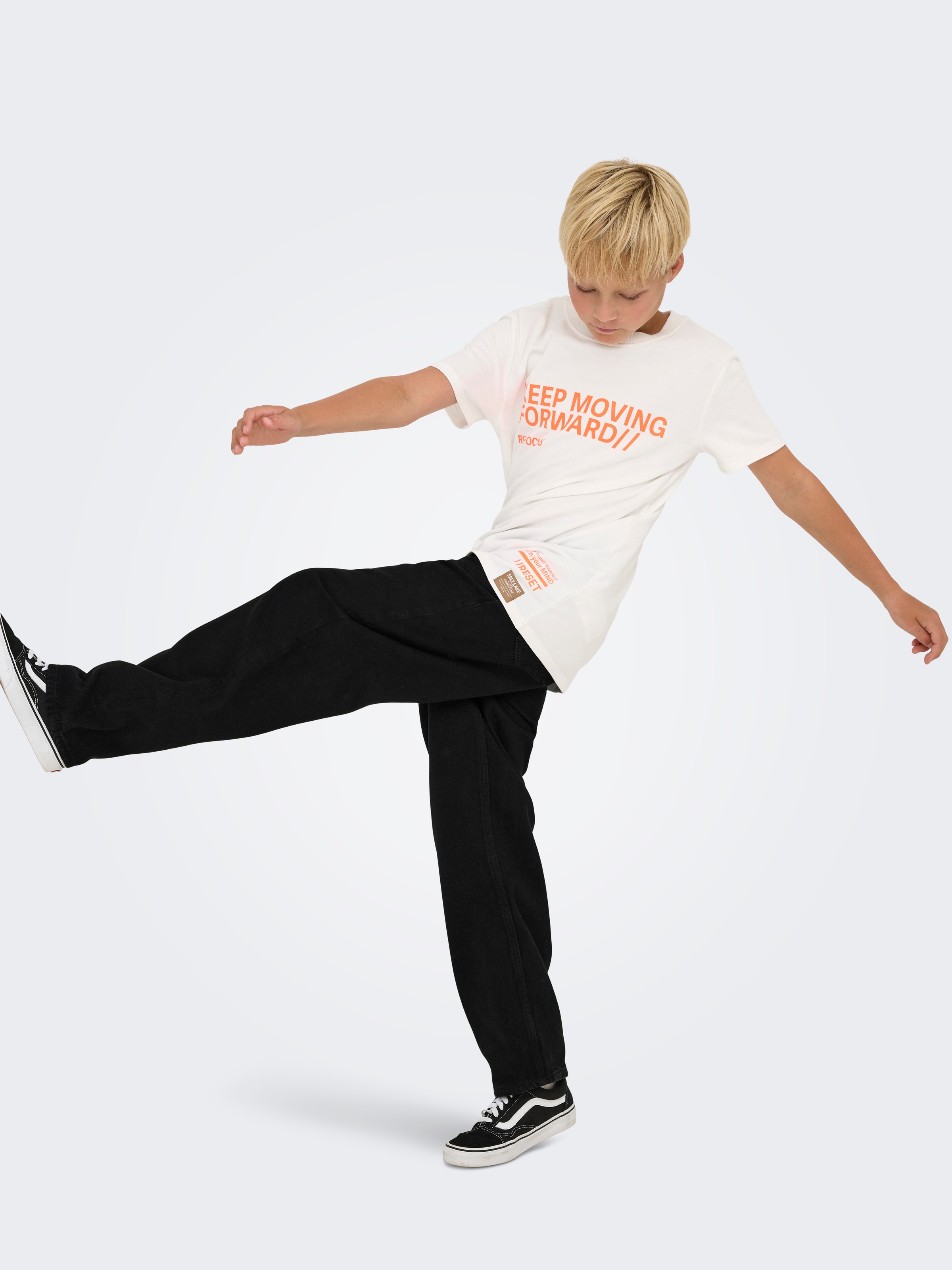 ONLY & SONS junior Loose-fit-Jeans »OSJFADE LOOSE BLACK 2874 PIM DNM NOOS« Baumwollmischung, loose fit