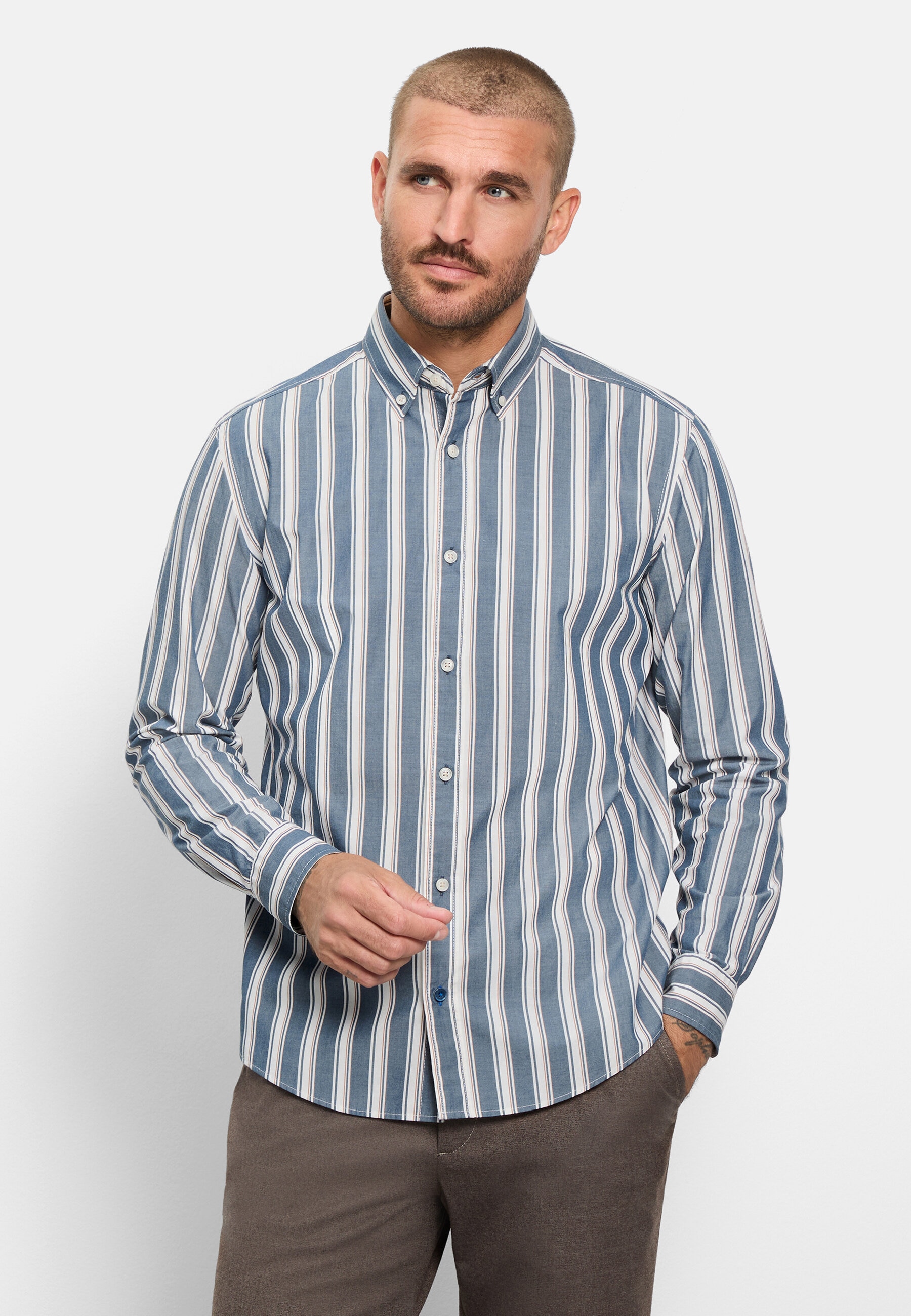OLYMP "OLYMP Casual, Regular Fit, Button-down"