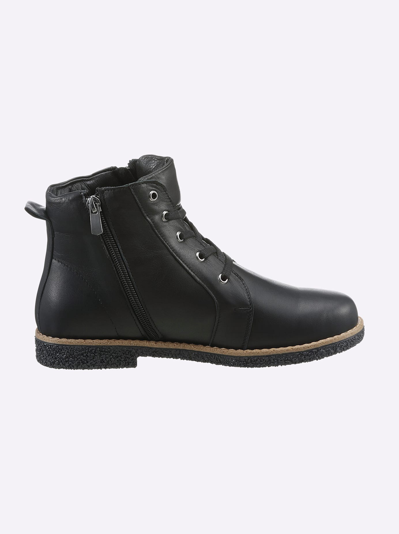 Andrea Conti Women's Lace-up Ankle Boots Black Size 37 2