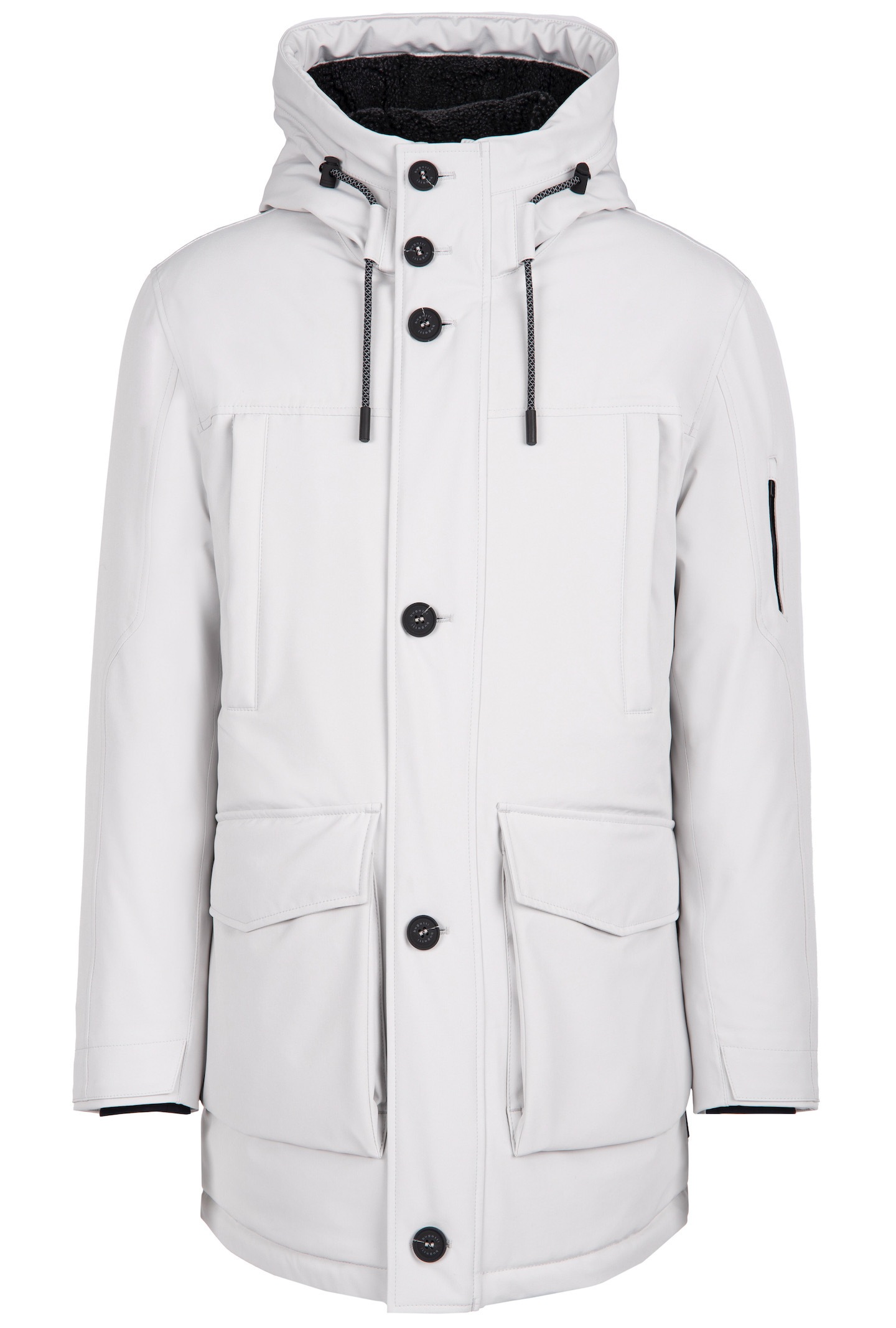 bugatti -  Regenjacke, mit Futter aus recycelter Watte