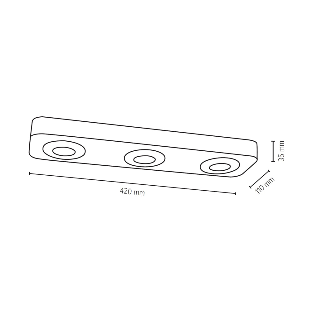 SPOT Light Deckenleuchte »SUNNIVA«, 3 flammig-flammig, Inklusive LED-Leuchtmittel, aus Eichenholz massiv, Naturprodukt