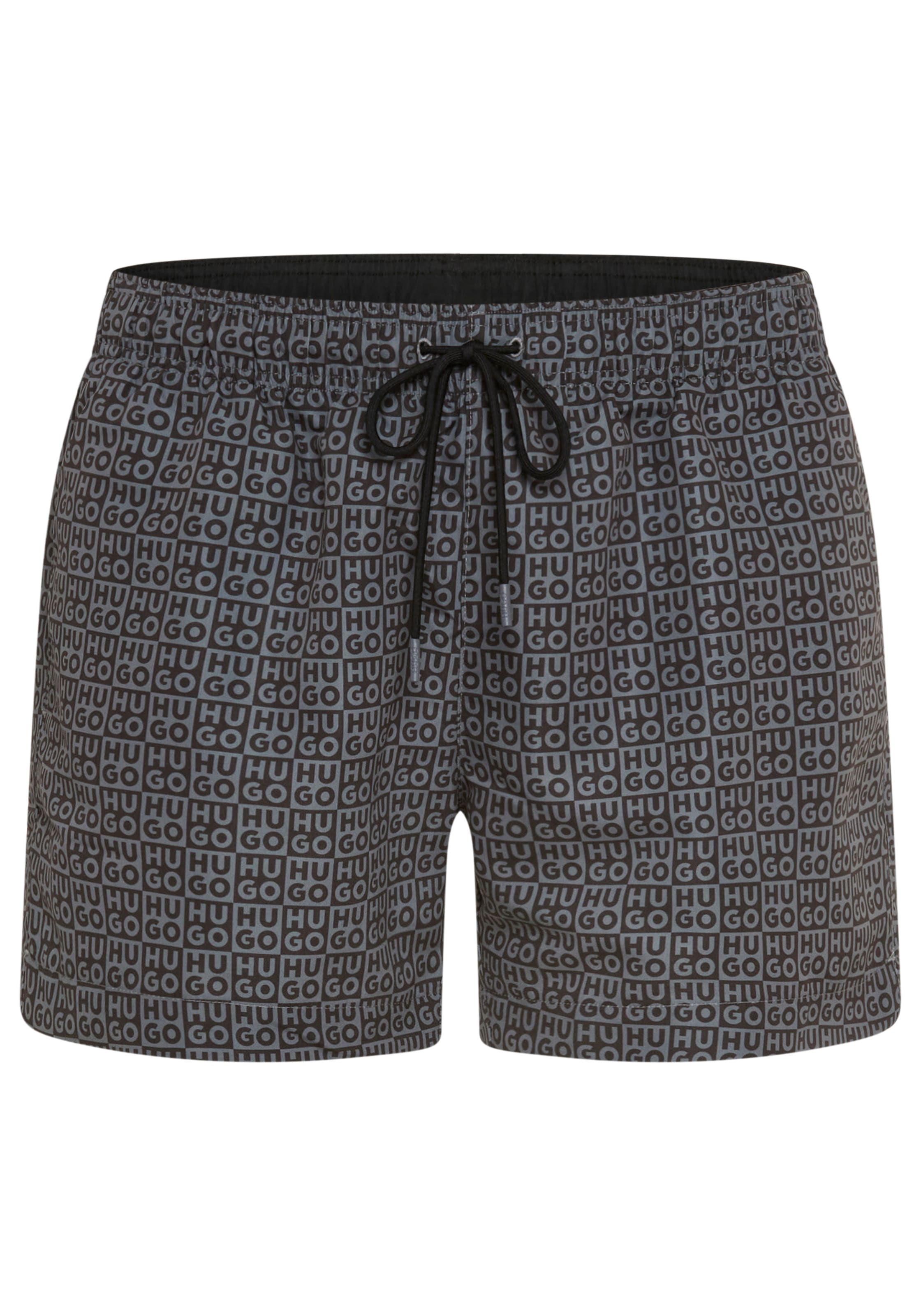 HUGO Underwear "AARON" mit Schachbrett-Logos, elastischer Bund