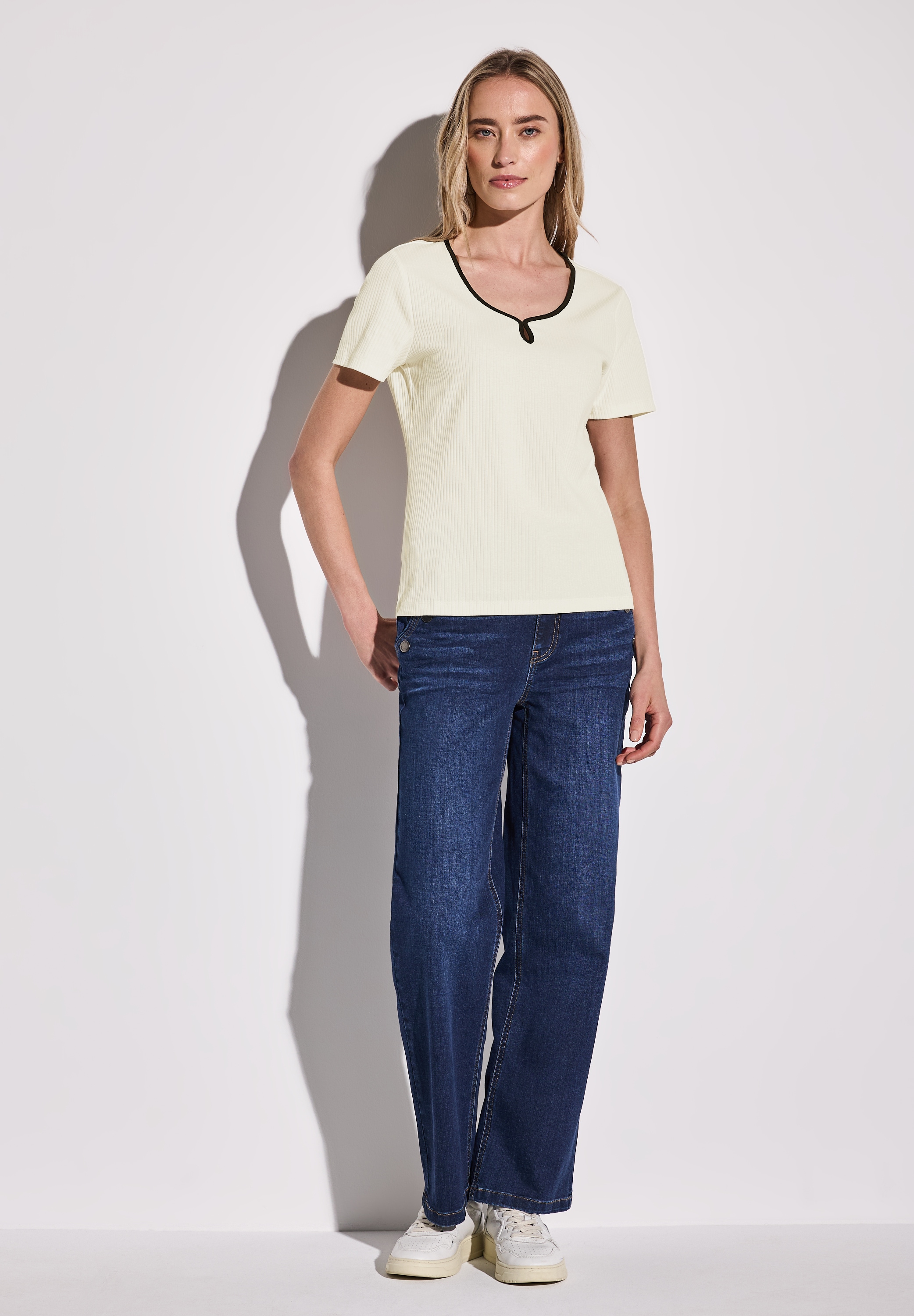 STREET ONE T-Shirt, mit Cut-Out Detail