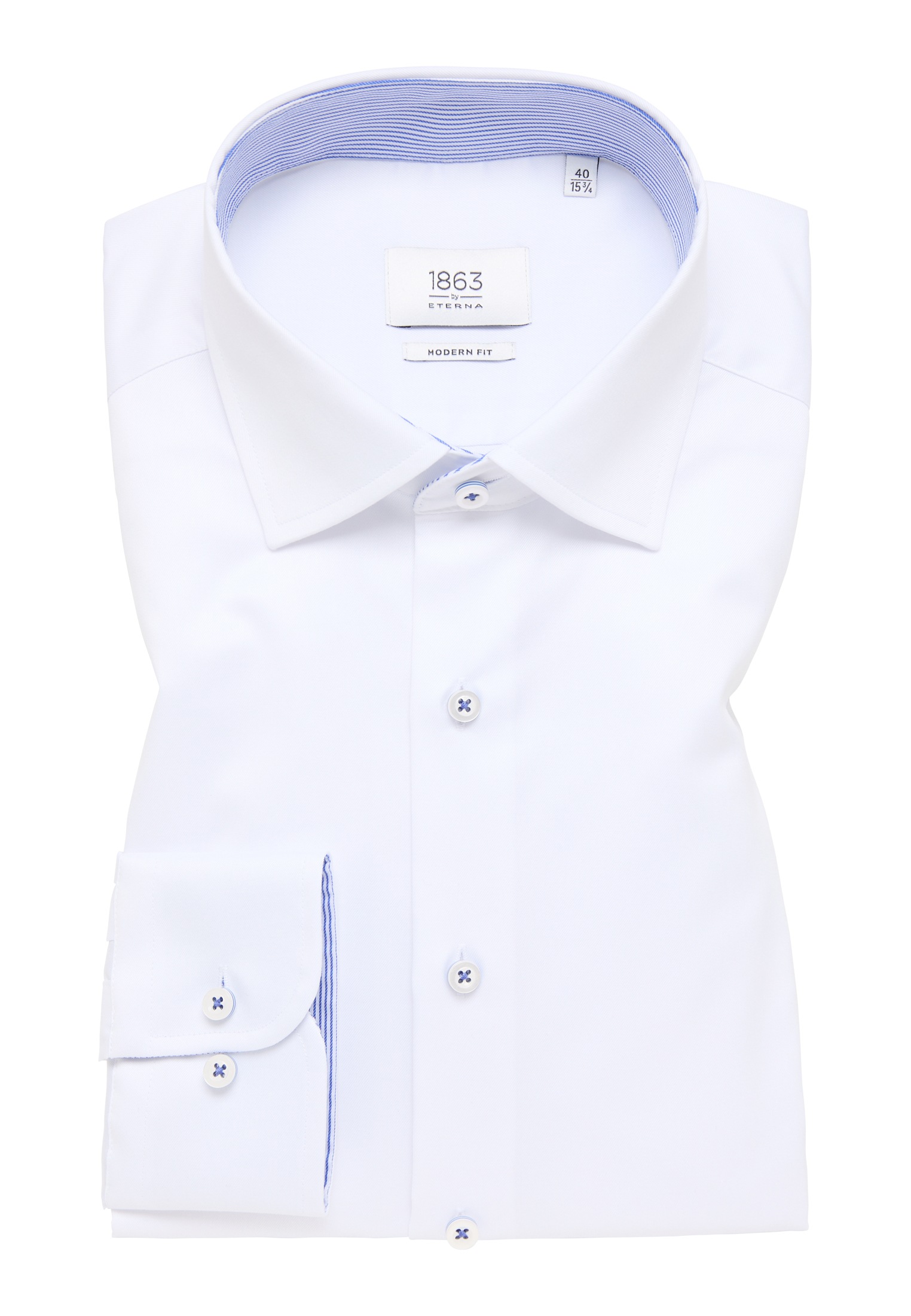 Eterna Langarmhemd »MODERN FIT«, NON IRON (bügelfrei)