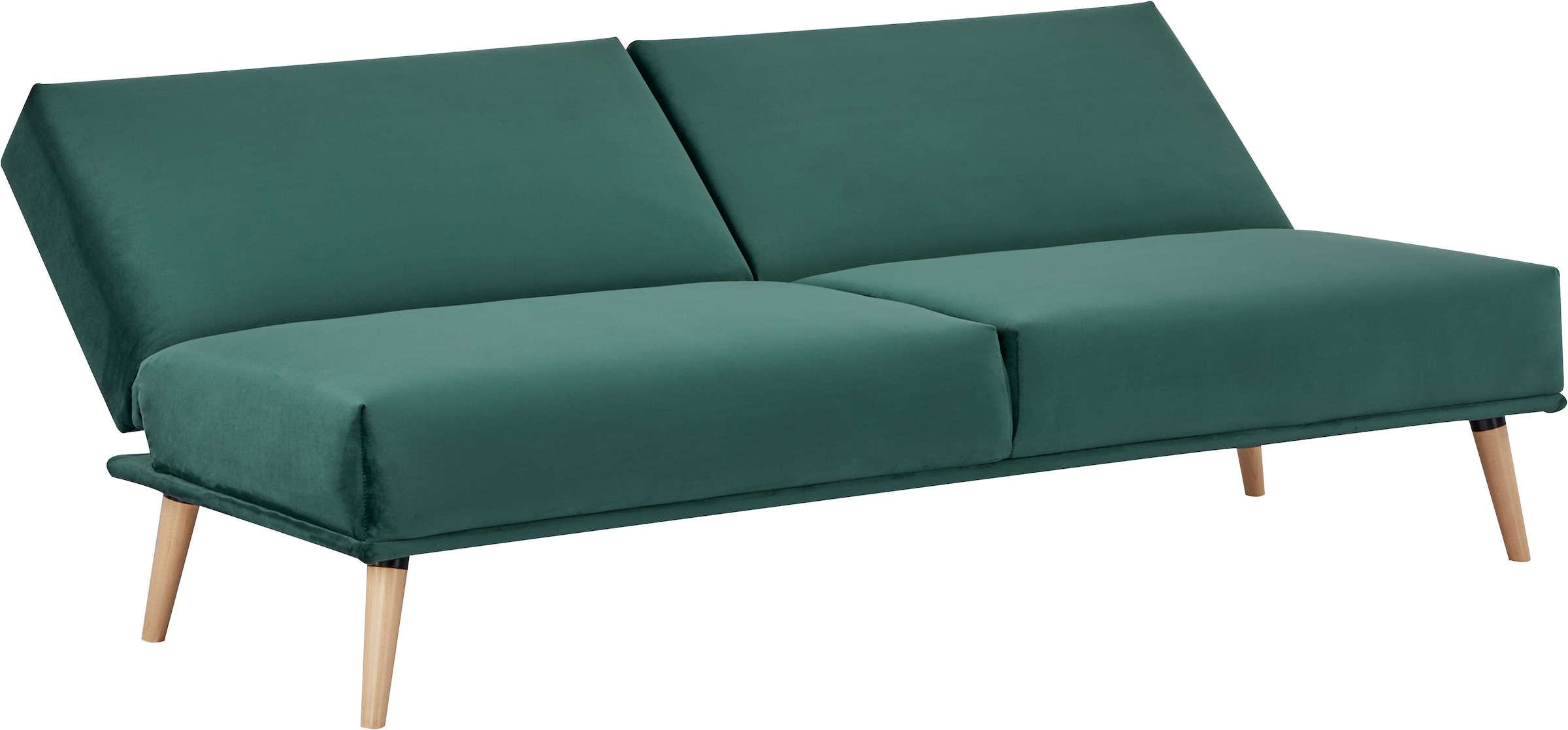 INOSIGN Schlafsofa »TRIPTON, 181 cm, klappbarer 3-Sitzer mit Schlaffunktion,«, verstellbarer geteilter Rücken