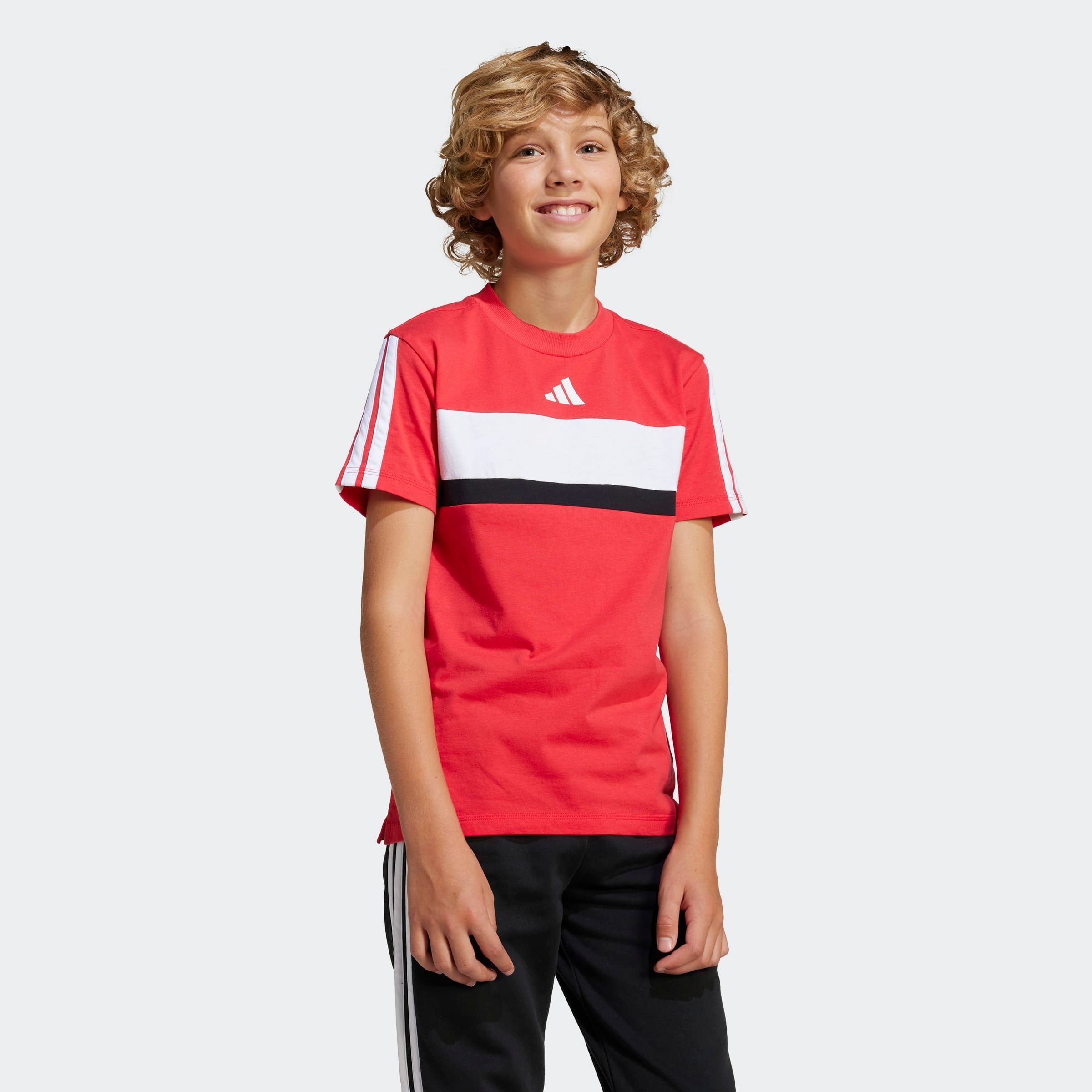 adidas Sportswear "J 3S TIB T" für Kinder, mit Rundhalsausschnitt, Kurzarm, ohne Verschluss