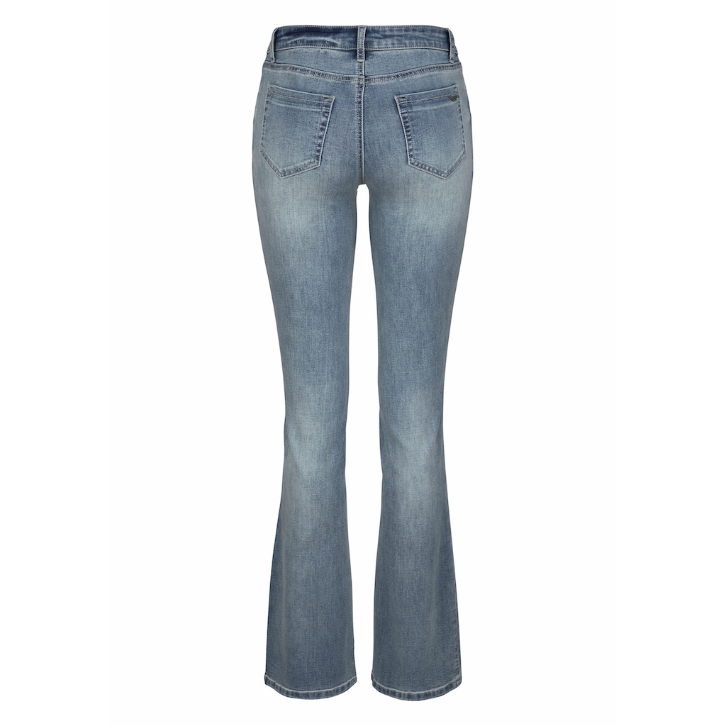 Arizona Bootcut-Jeans »Ultra-Stretch«, Mid-Waist