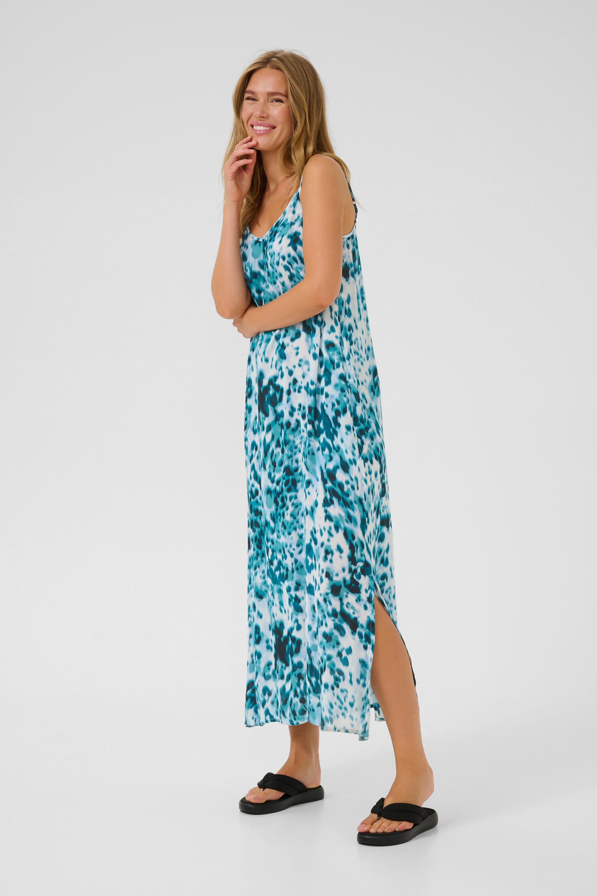 KAFFE Midikleid »Damen Kleid KAthora«