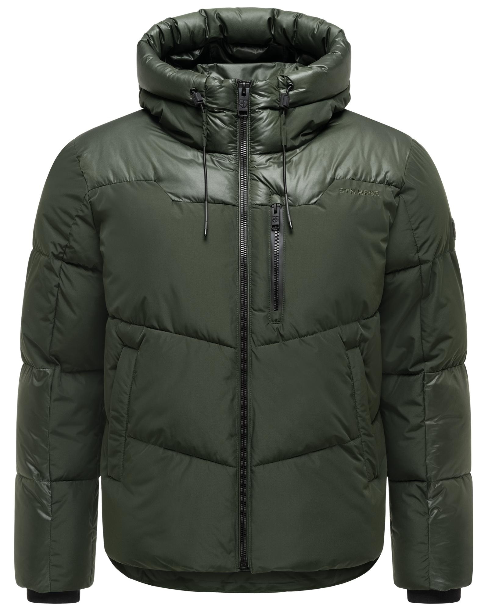 Stone Harbour Steppjacke »Kiaan XX« mit Kapuze Warme Herren Winterjacke in Materialmix